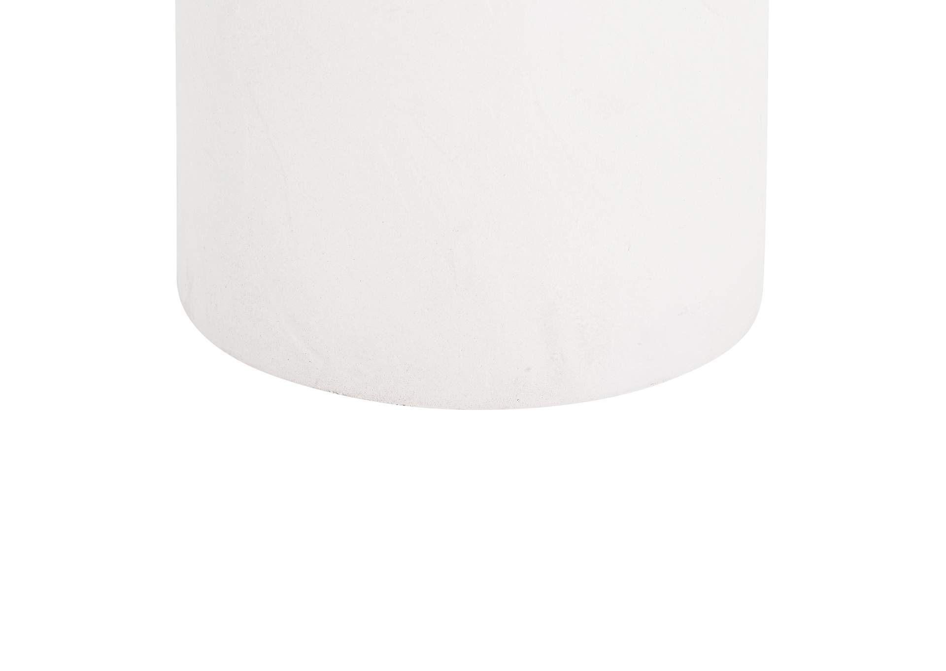 Aloe White Concrete Side Table image 6