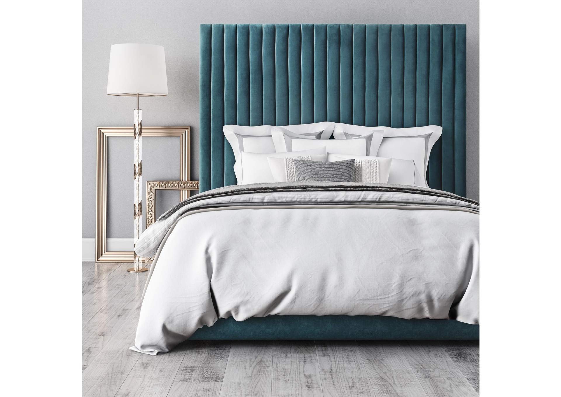 Arabelle Sea Blue Queen Bed image 4