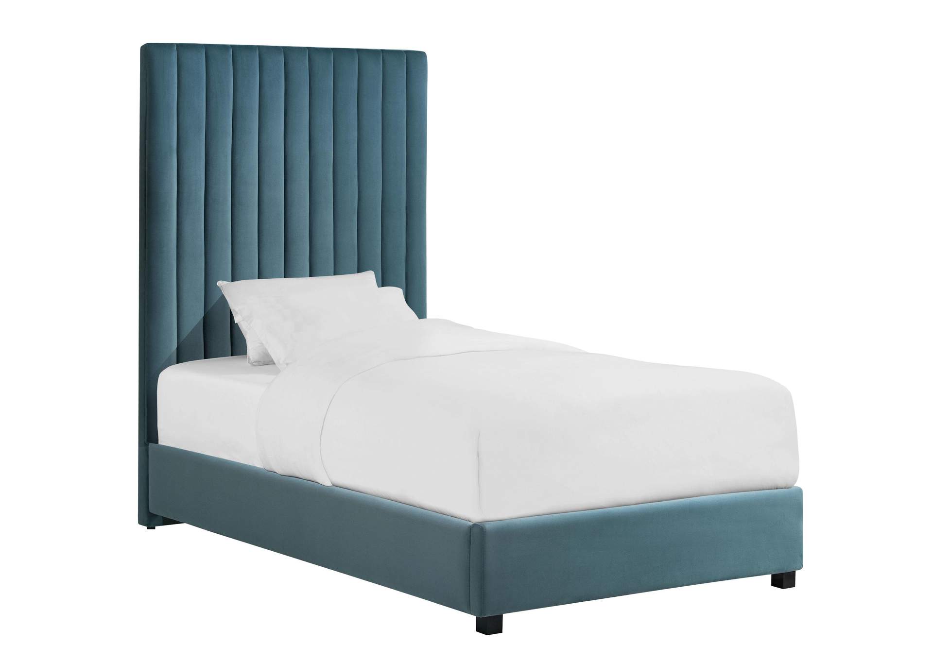 Arabelle Sea Blue Twin Bed image 1