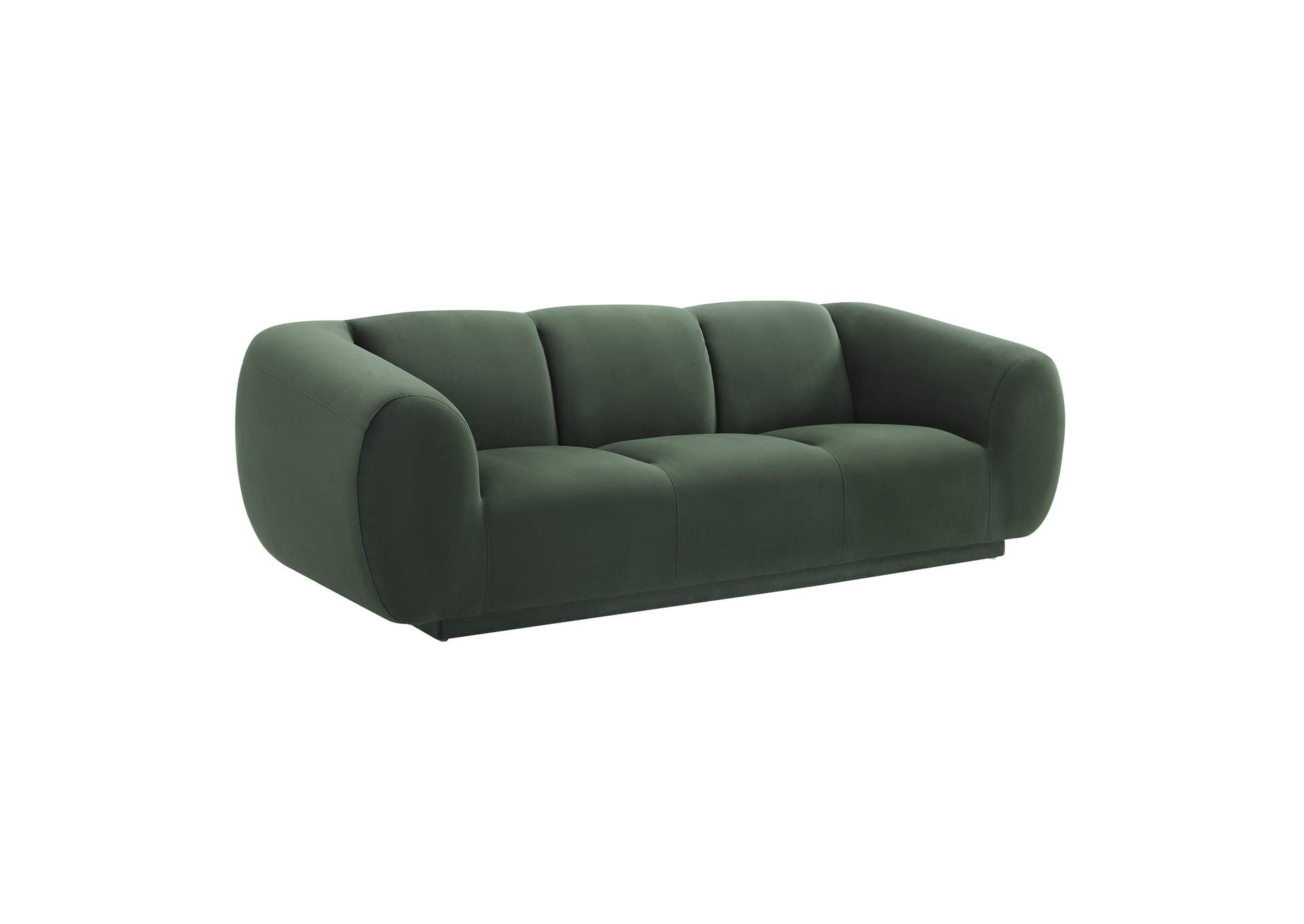 Emmet Forest Green Velvet Sofa image 1