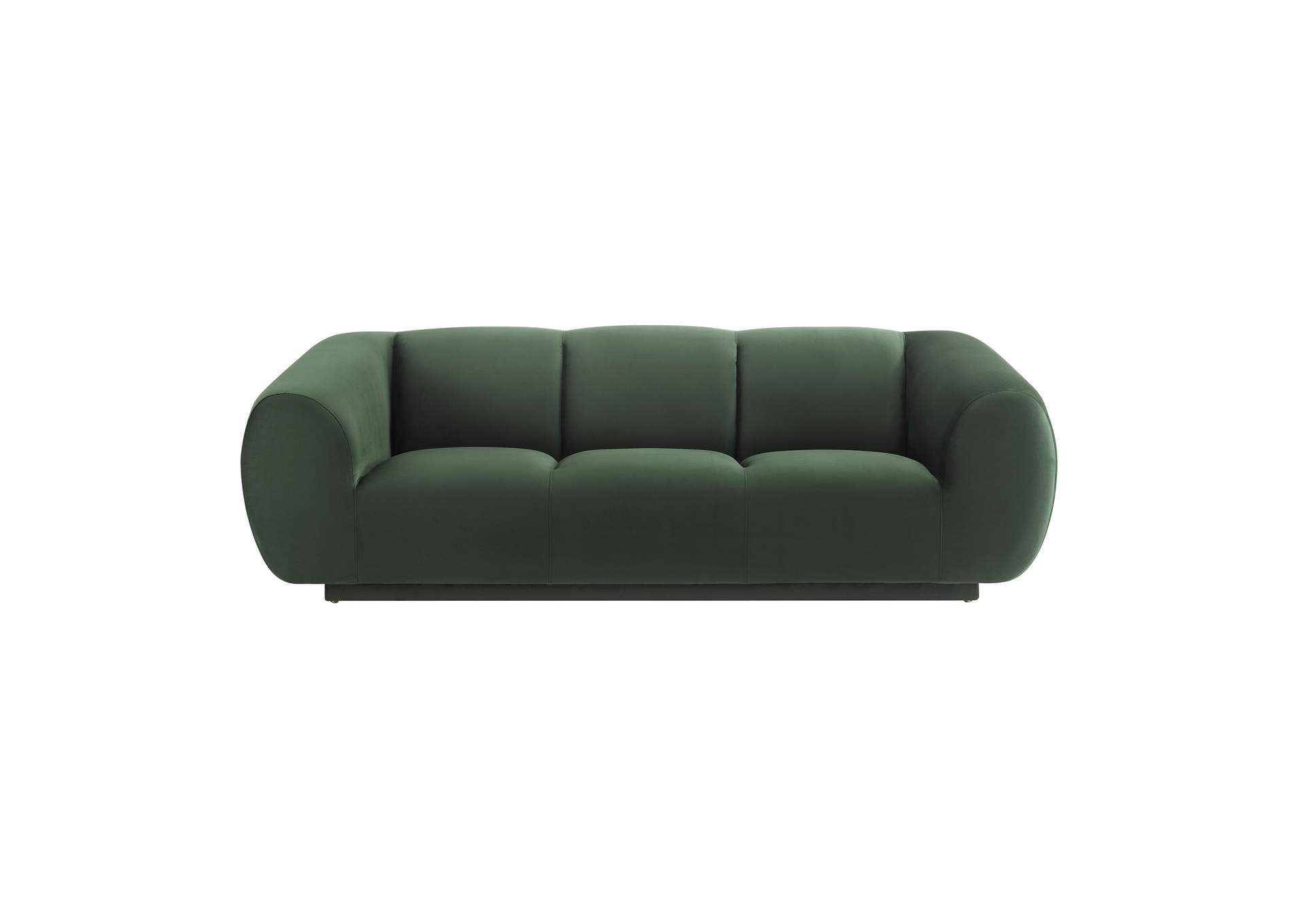 Emmet Forest Green Velvet Sofa image 4