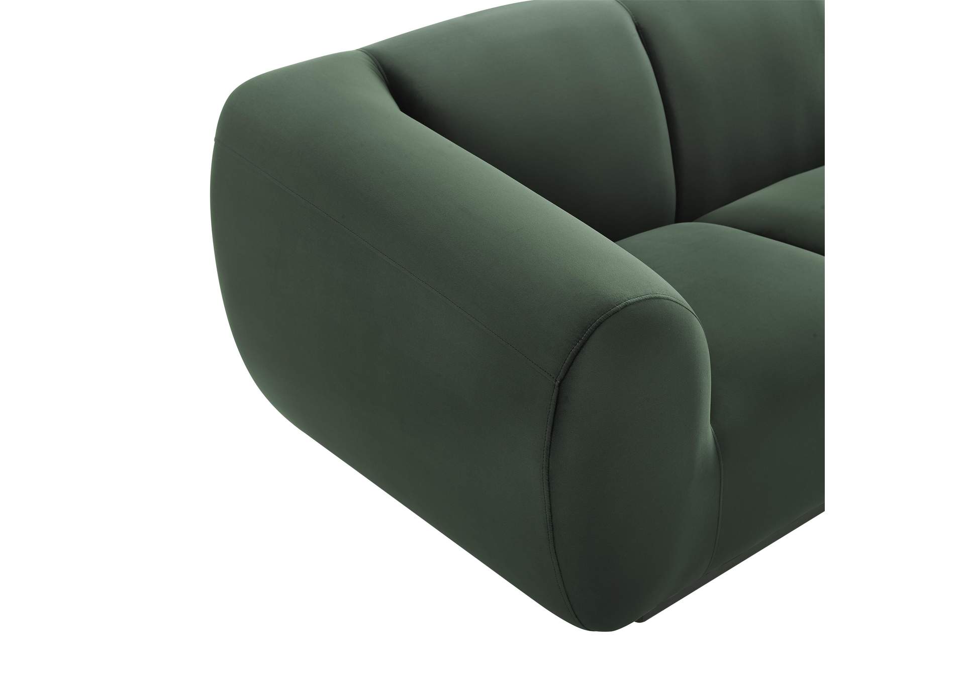 Emmet Forest Green Velvet Sofa image 6