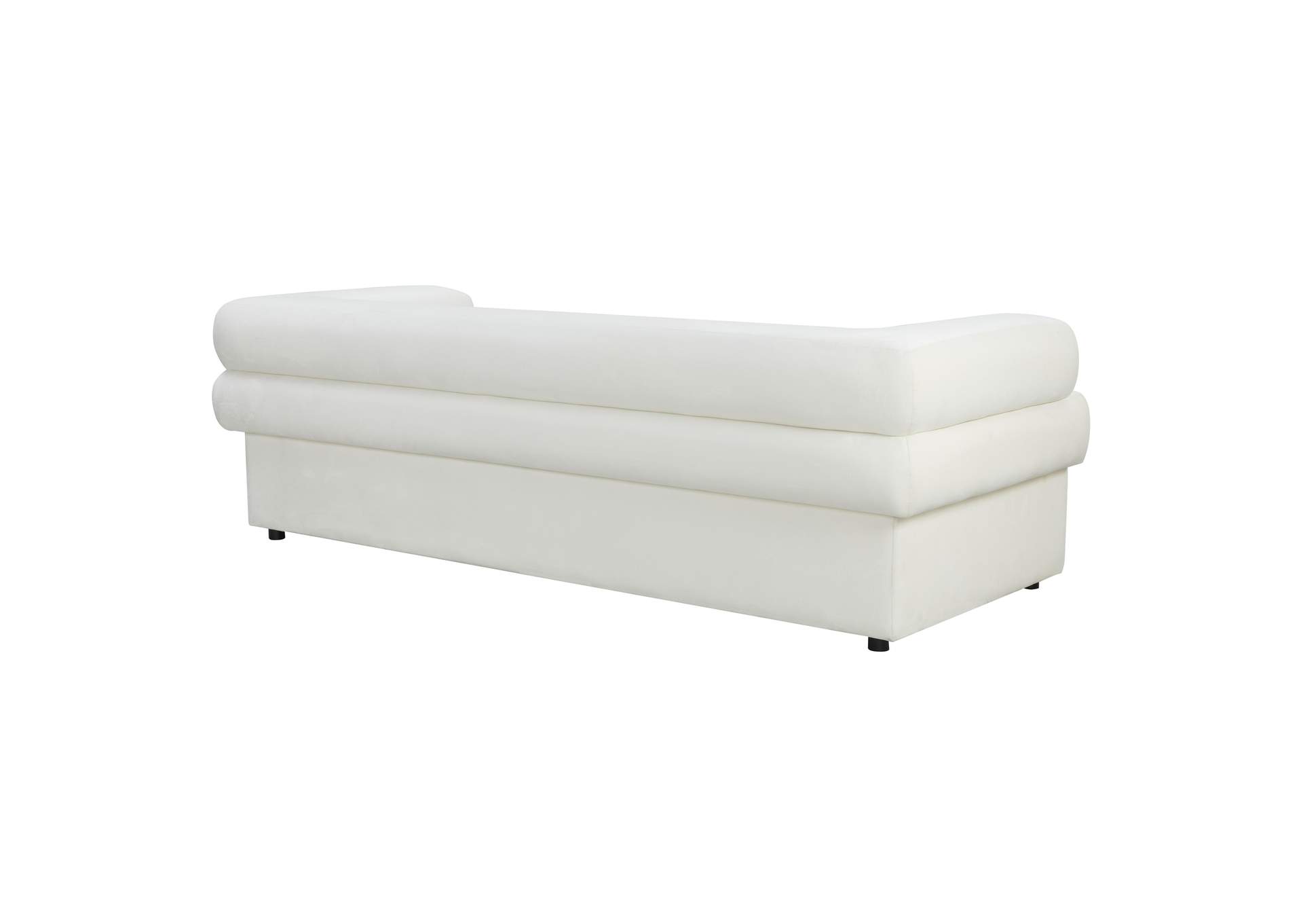 Elsa Cream Velvet Sofa image 5