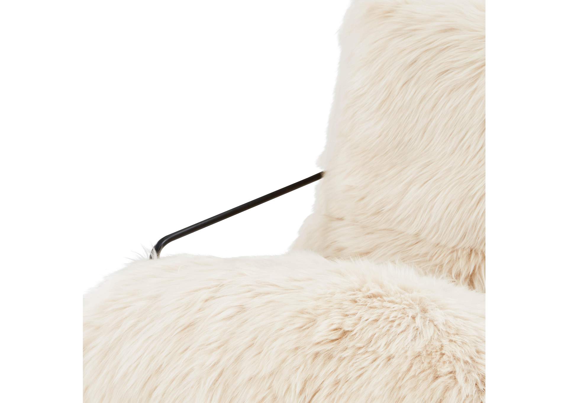 Kimi Natural Genuine Sheepskin Chair image 5