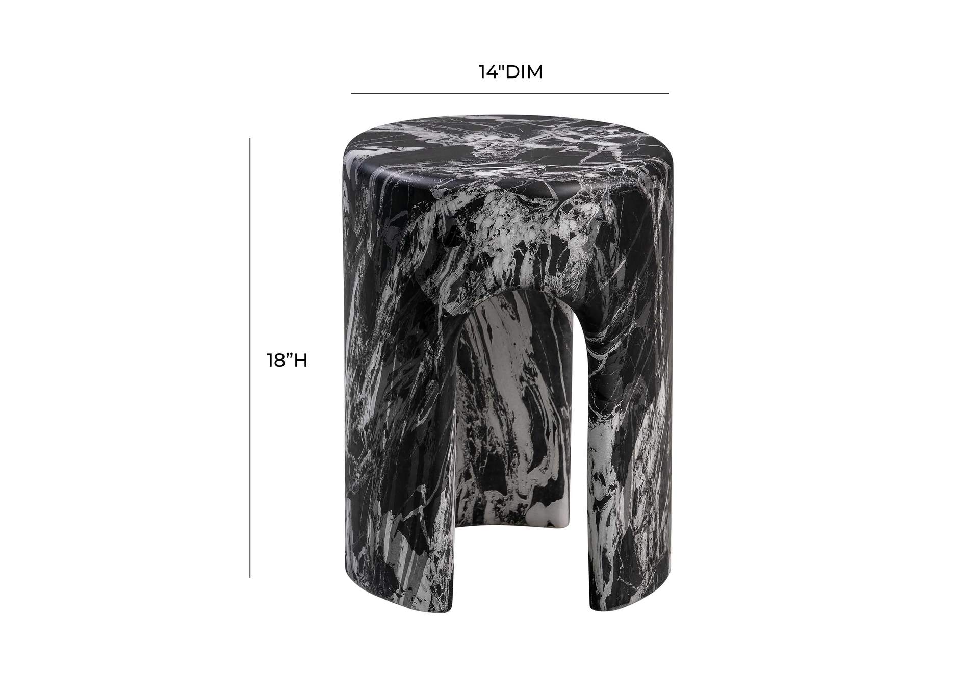 Marisol Concrete Side Table image 9