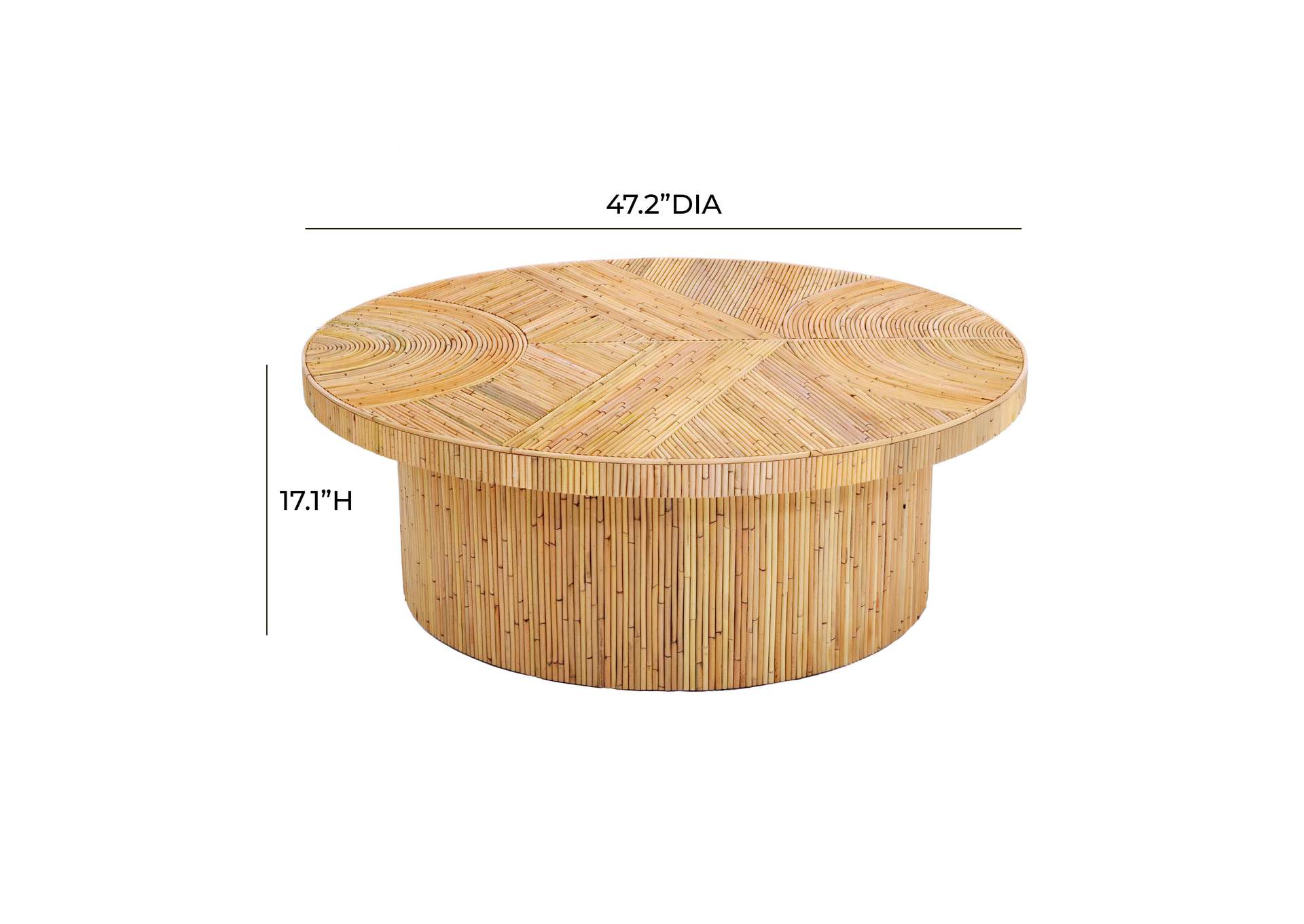 Acadia Rattan Coffee Table image 8