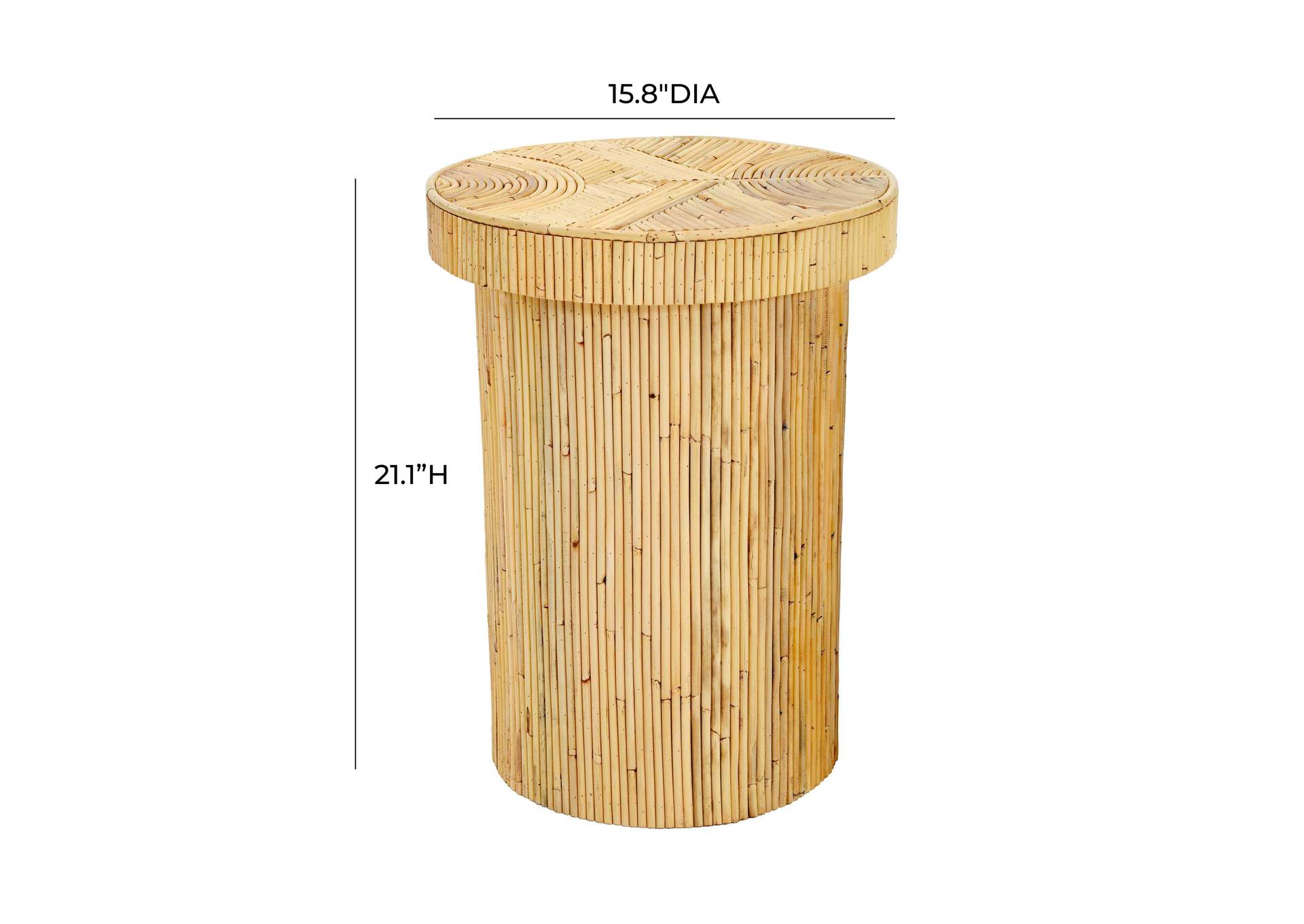 Acadia Rattan Side Table image 9