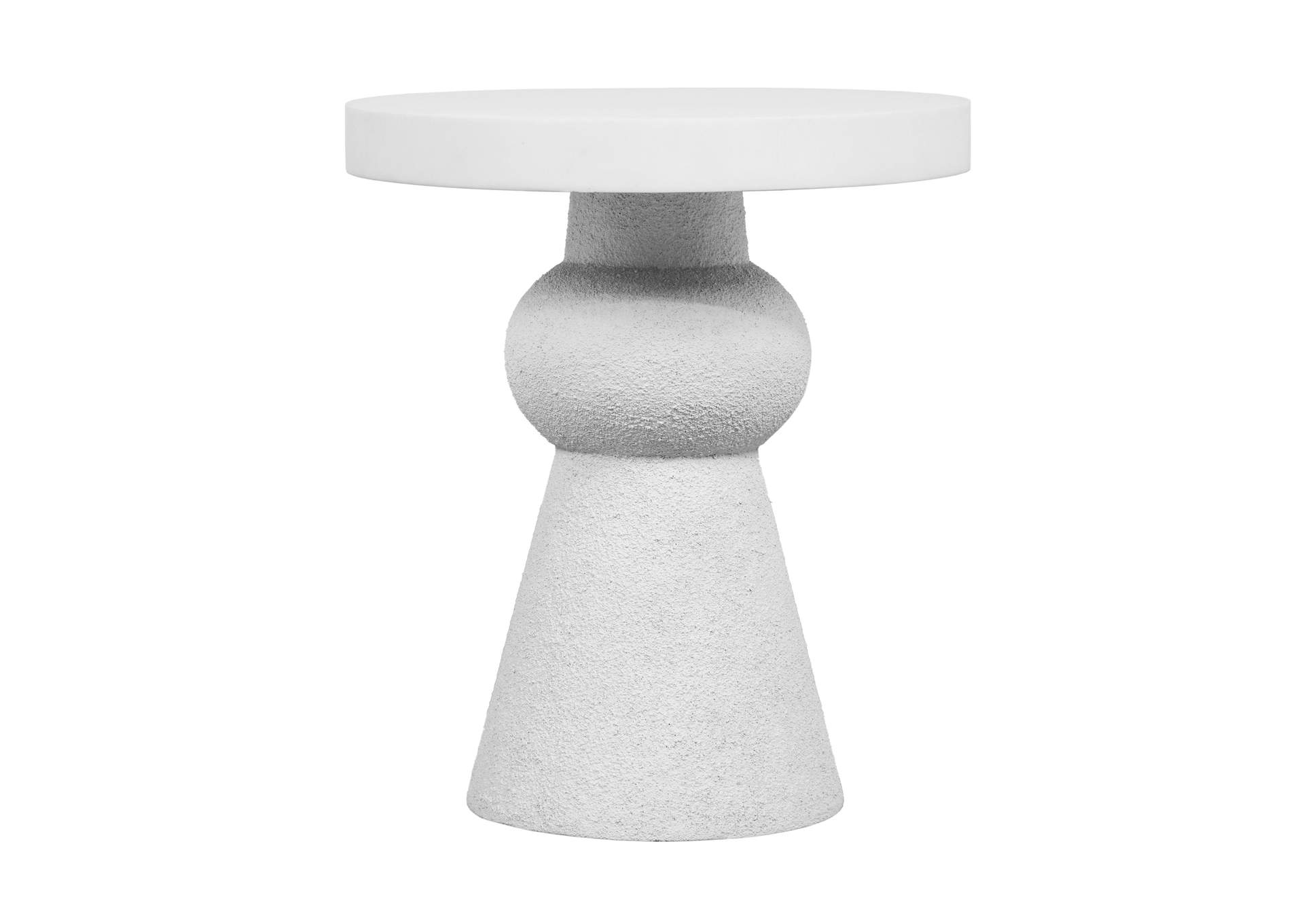 Lupita White Side Table image 1