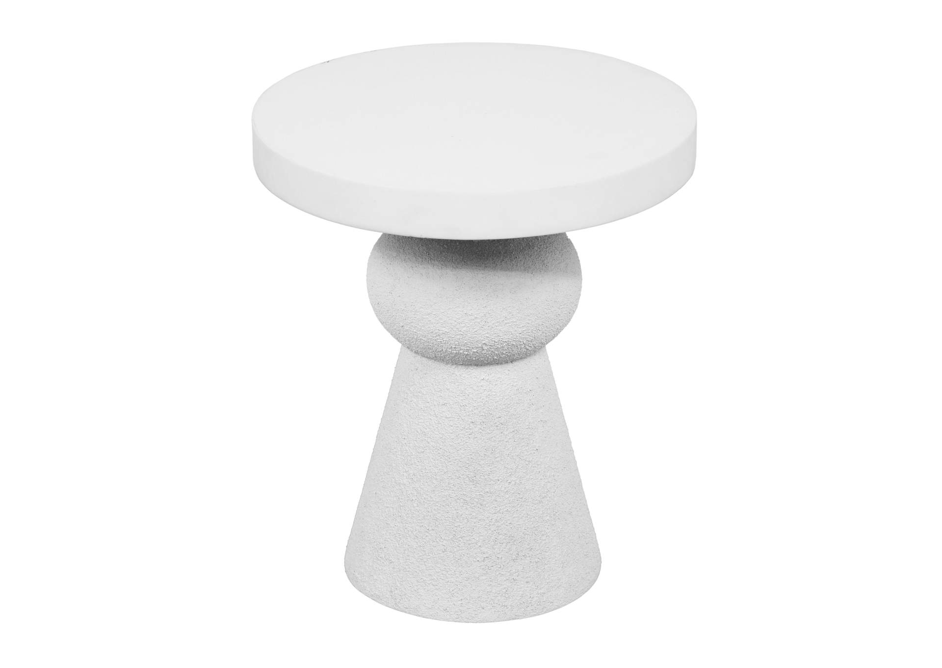 Lupita White Side Table image 4