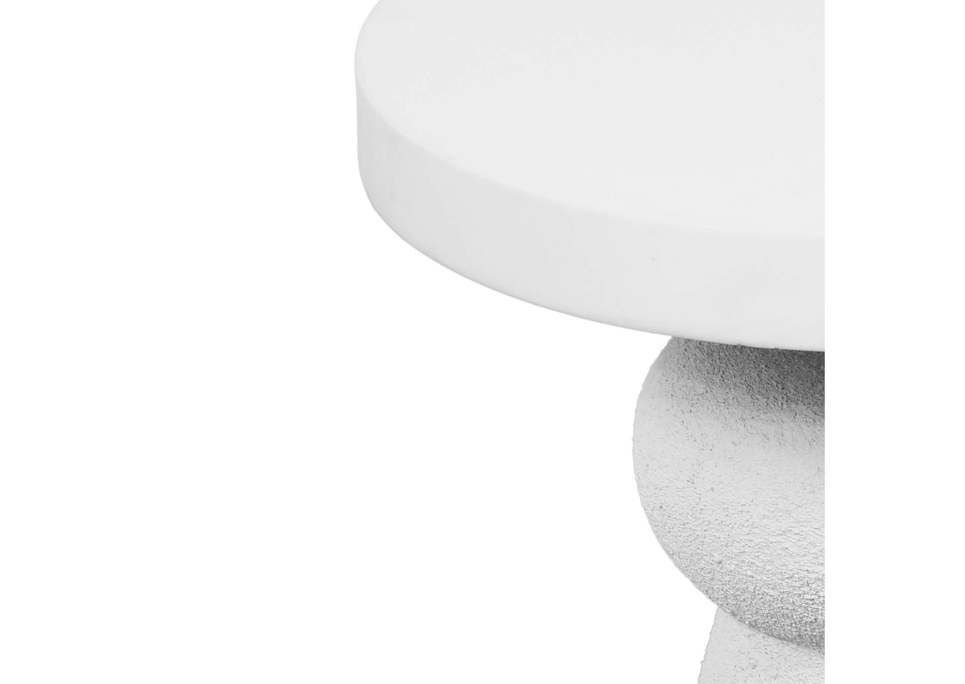 Lupita White Side Table image 5