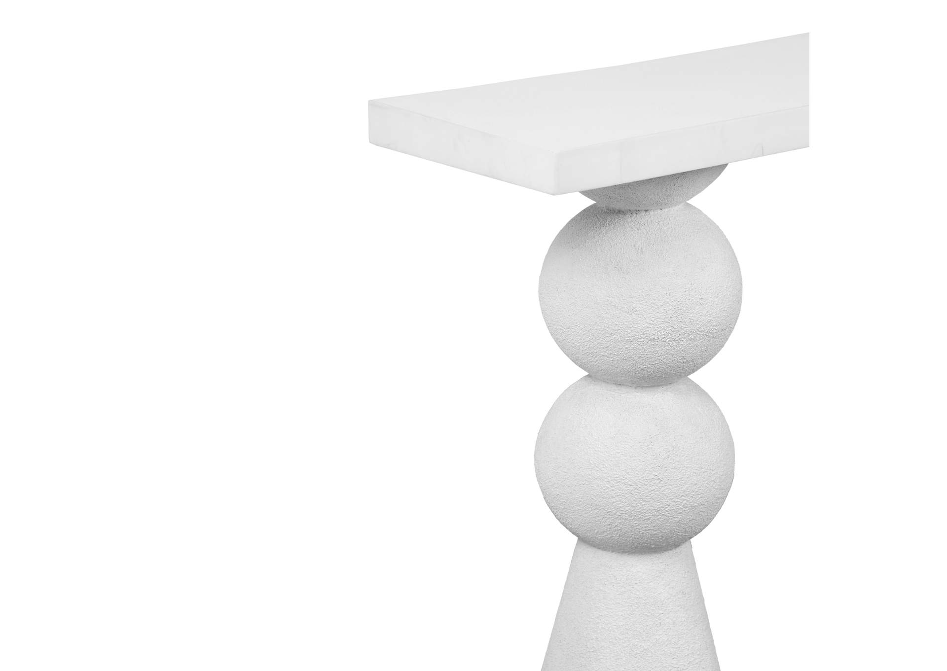 Lupita White Console Table image 5