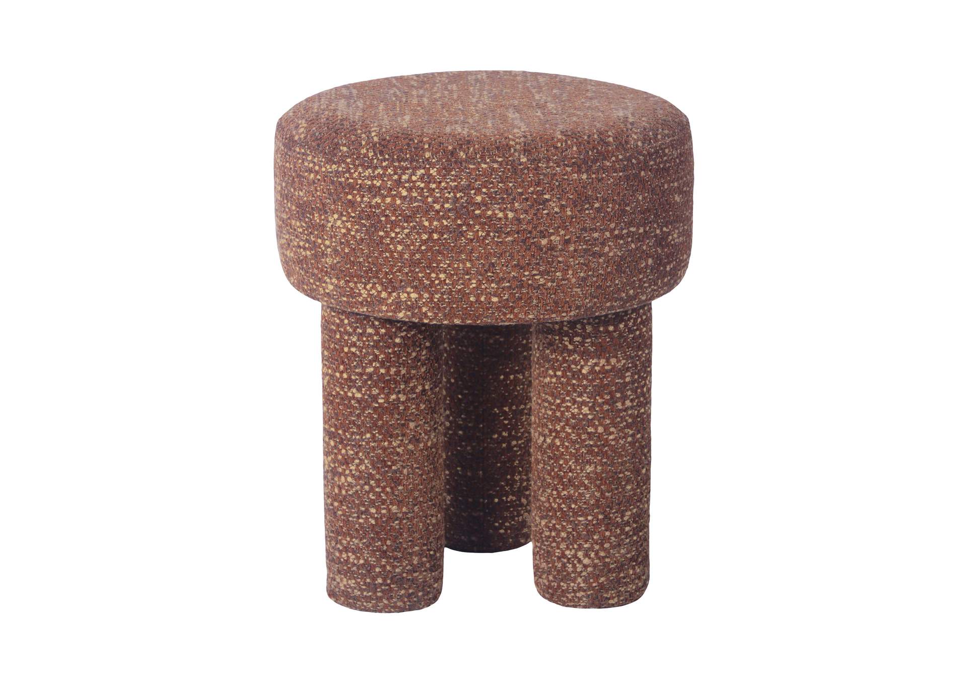 Claire Sedona Brown Knubby Stool image 1