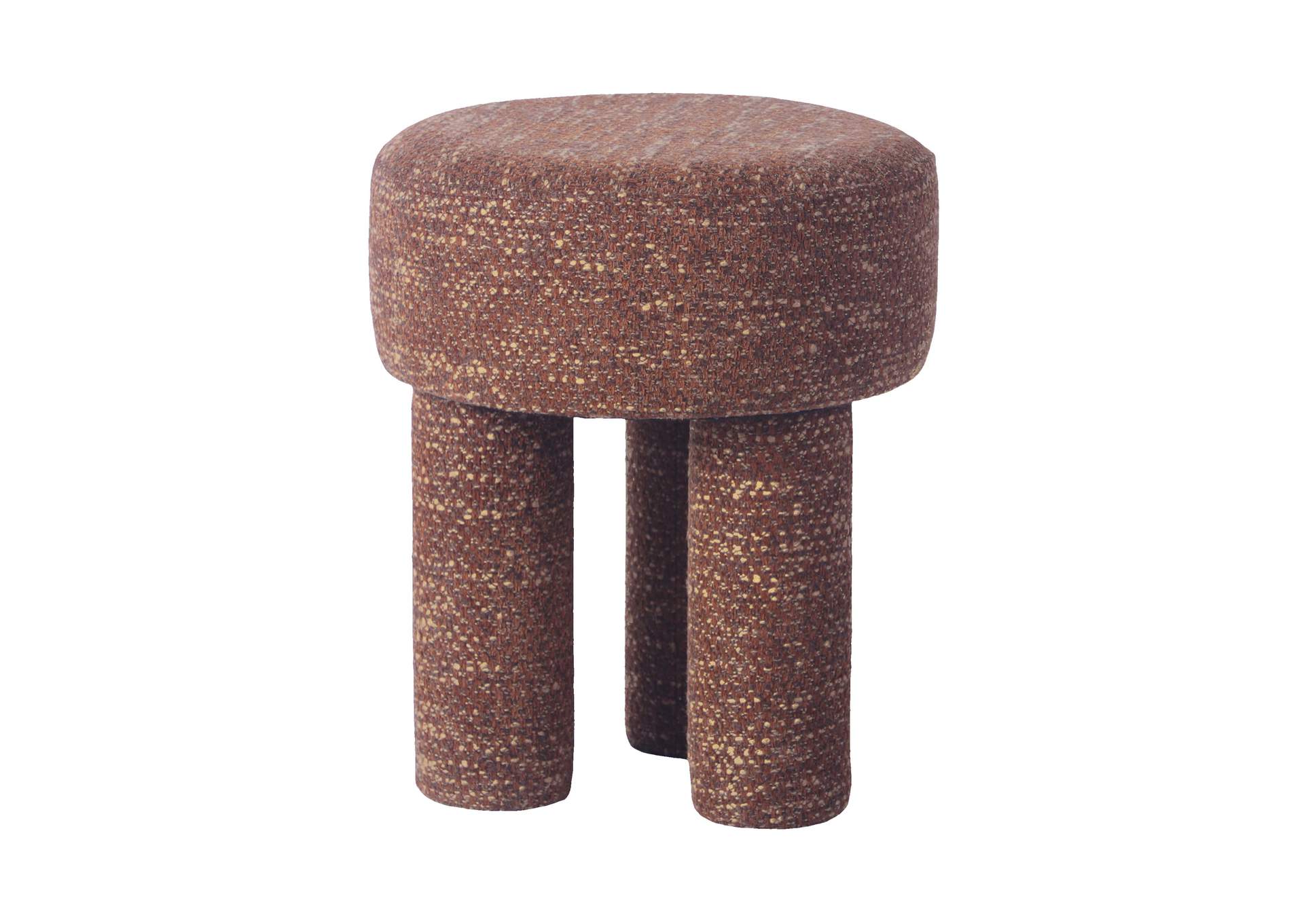 Claire Sedona Brown Knubby Stool image 6