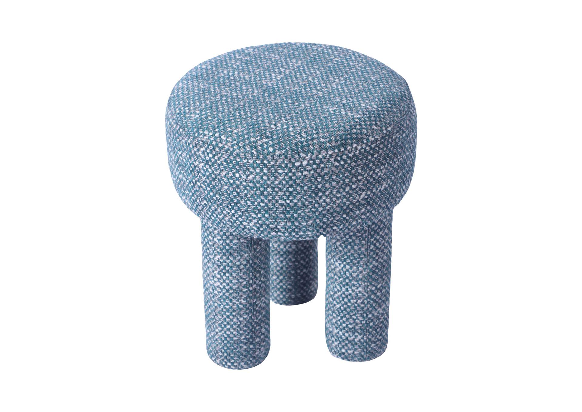 Claire Teal Knubby Stool image 4