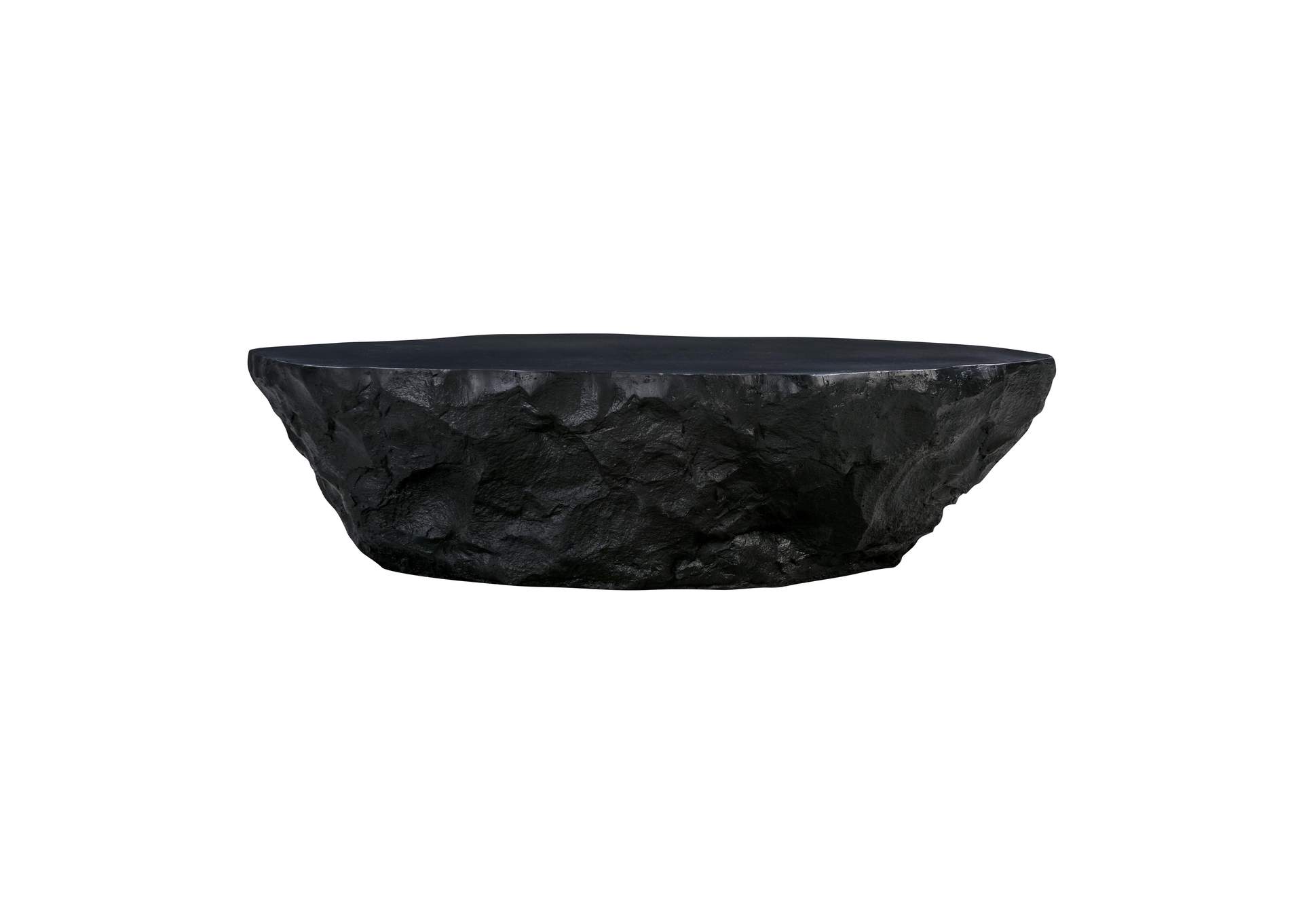 Crag Black Concrete Coffee Table image 4