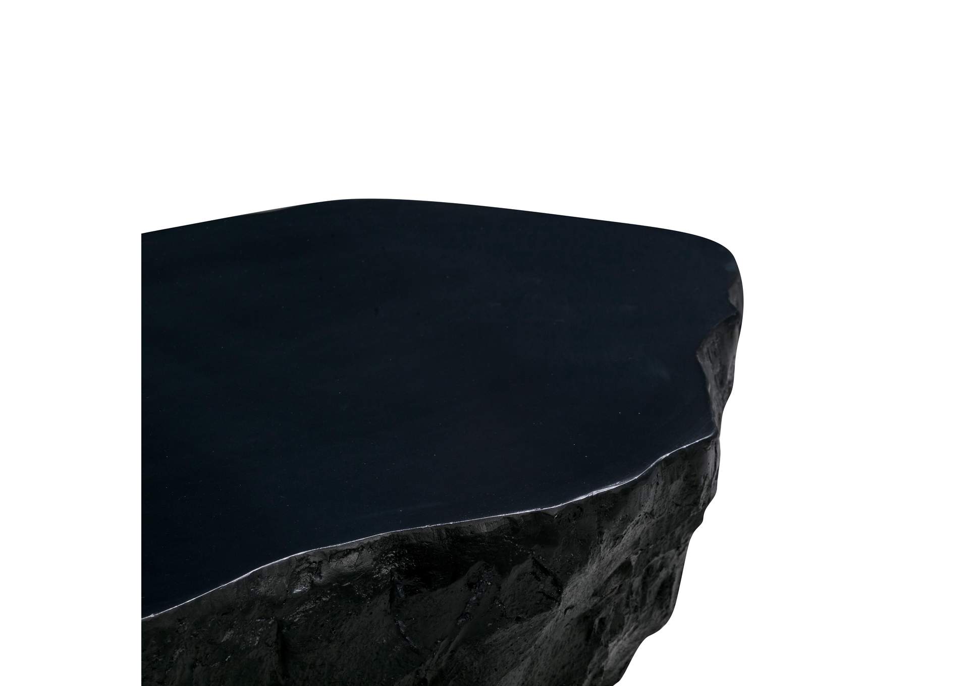 Crag Black Concrete Coffee Table image 6