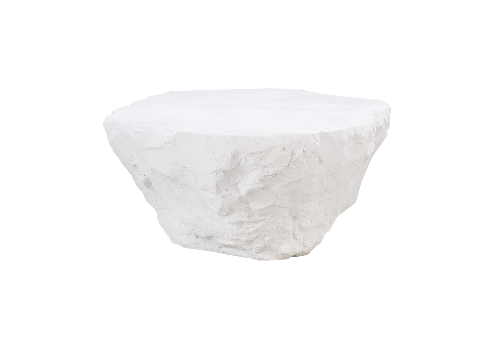Crag White Concrete Coffee Table image 5