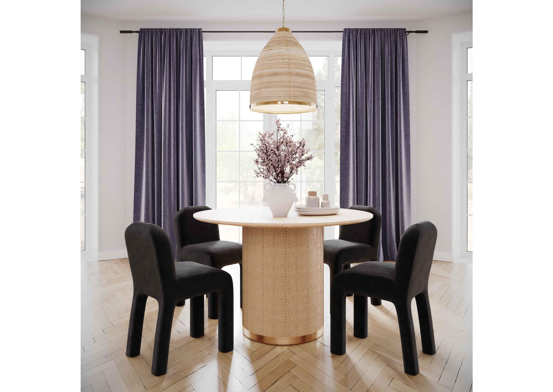 Akiba 47 Inch Round Dining Table image 3
