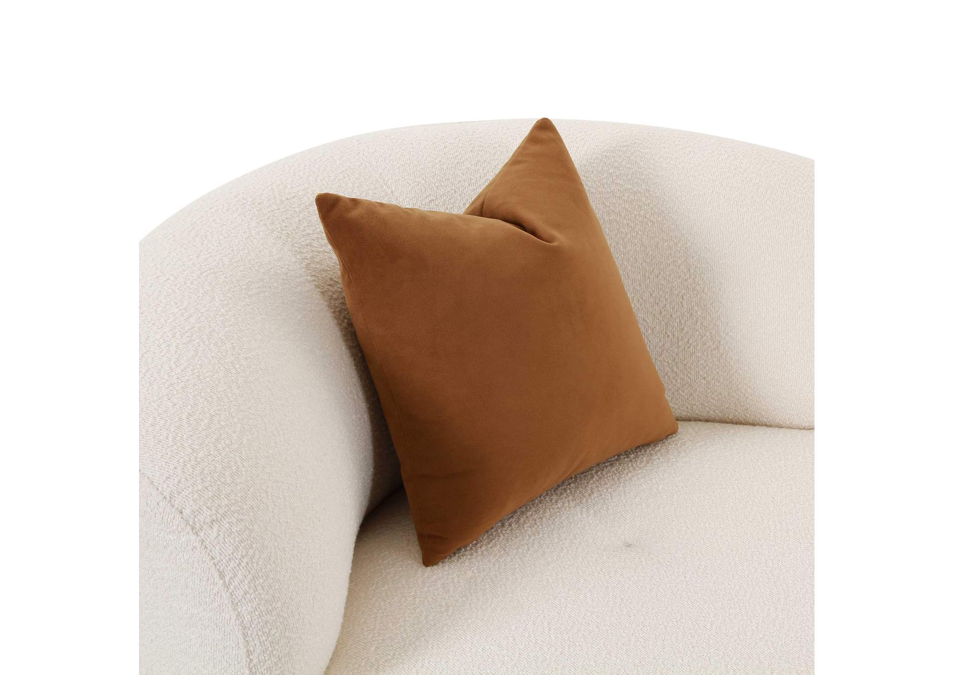 Fickle Cream Boucle Swivel Chair image 6