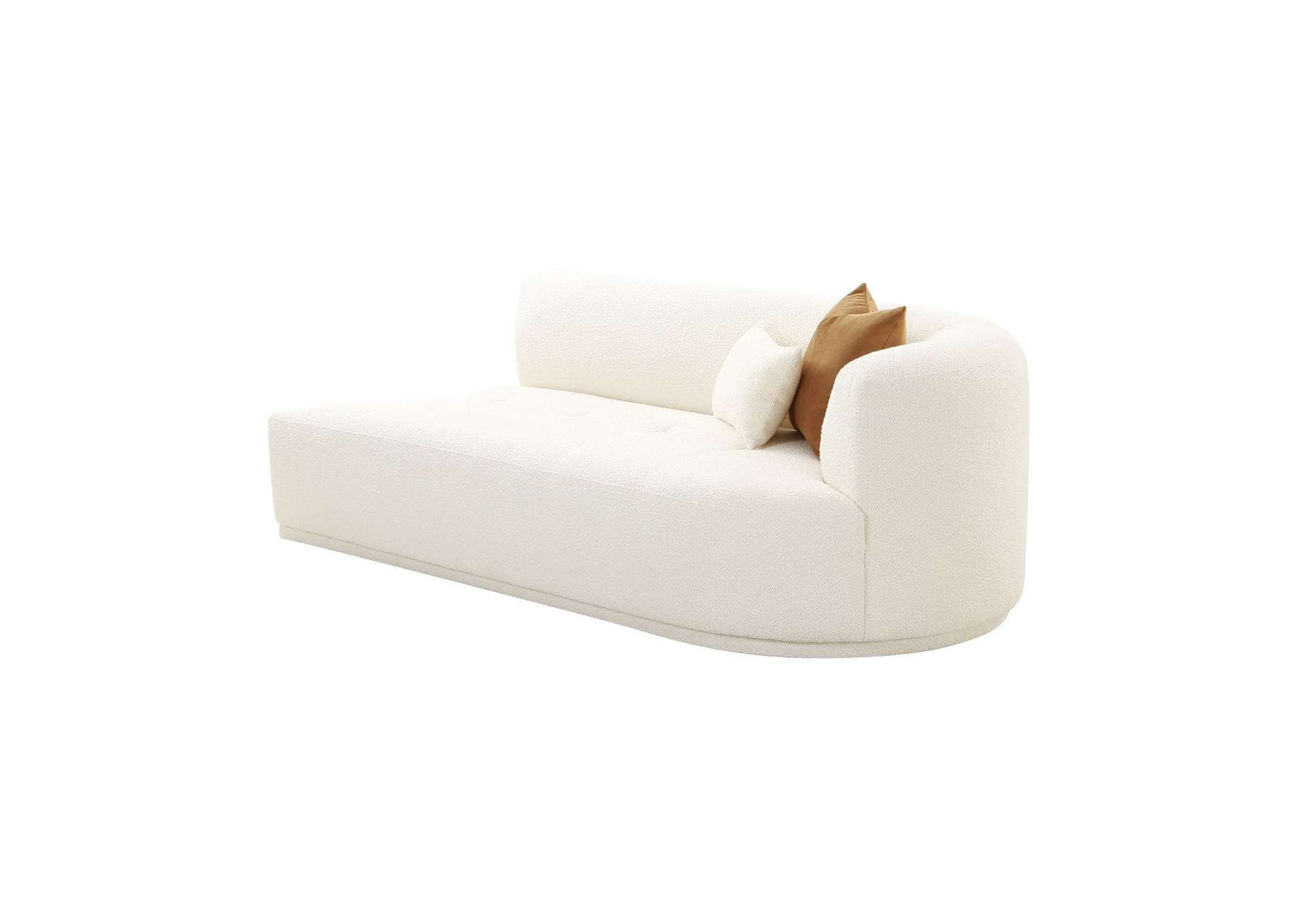 Fickle Cream Boucle Modular Right Facing Loveseat image 5
