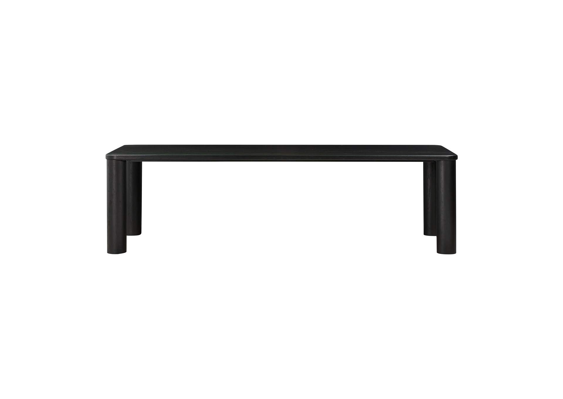Akola Black Oak Rectangular Dining Table image 4