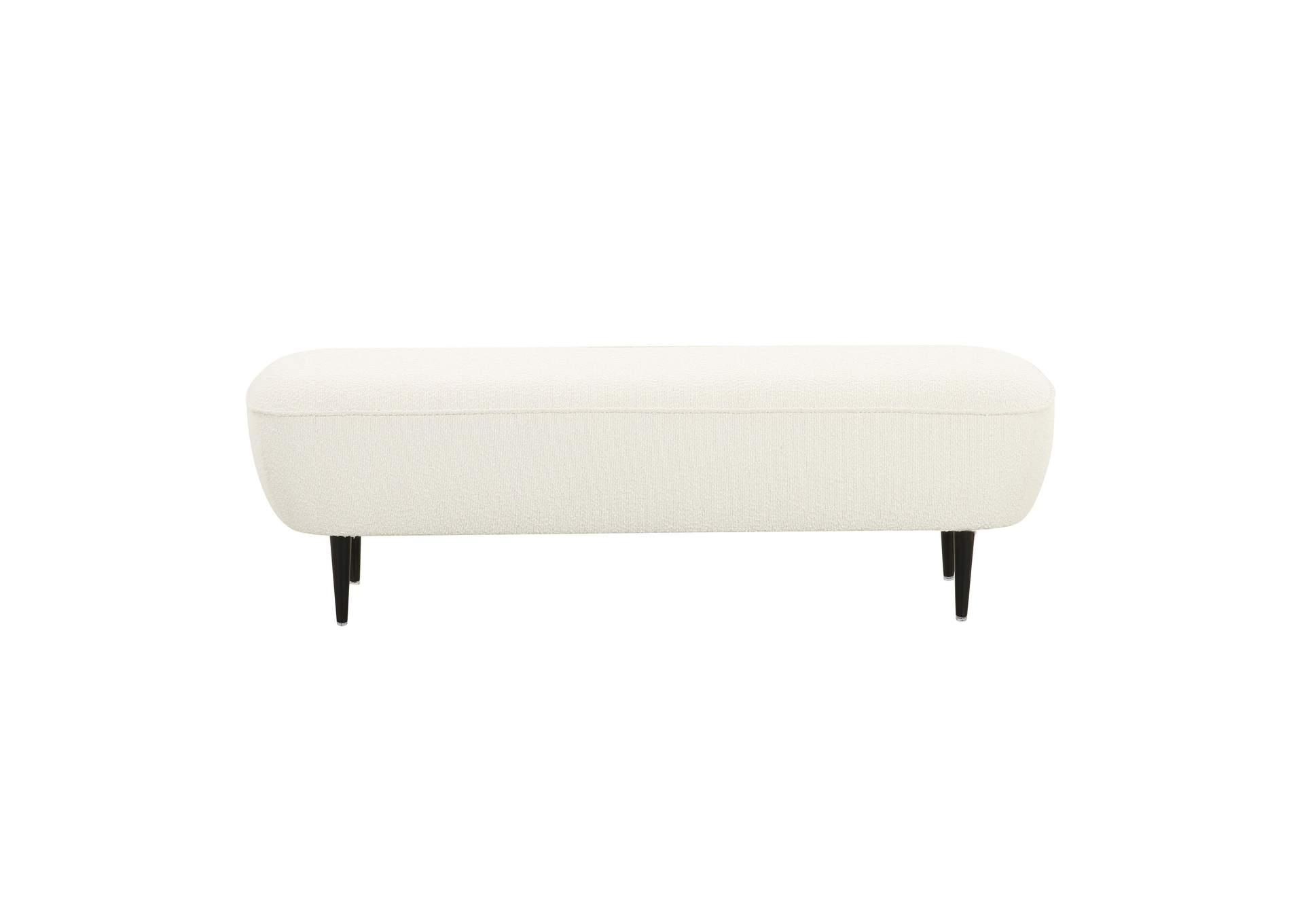 Denise Cream Boucle Bench image 4