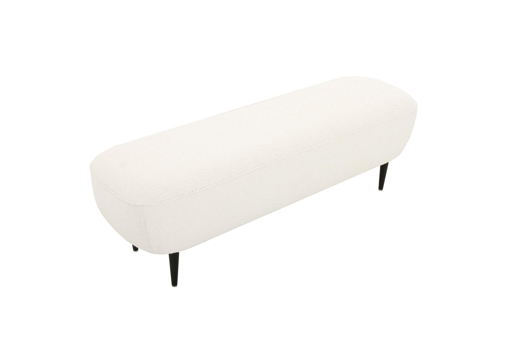 Denise Cream Boucle Bench image 6