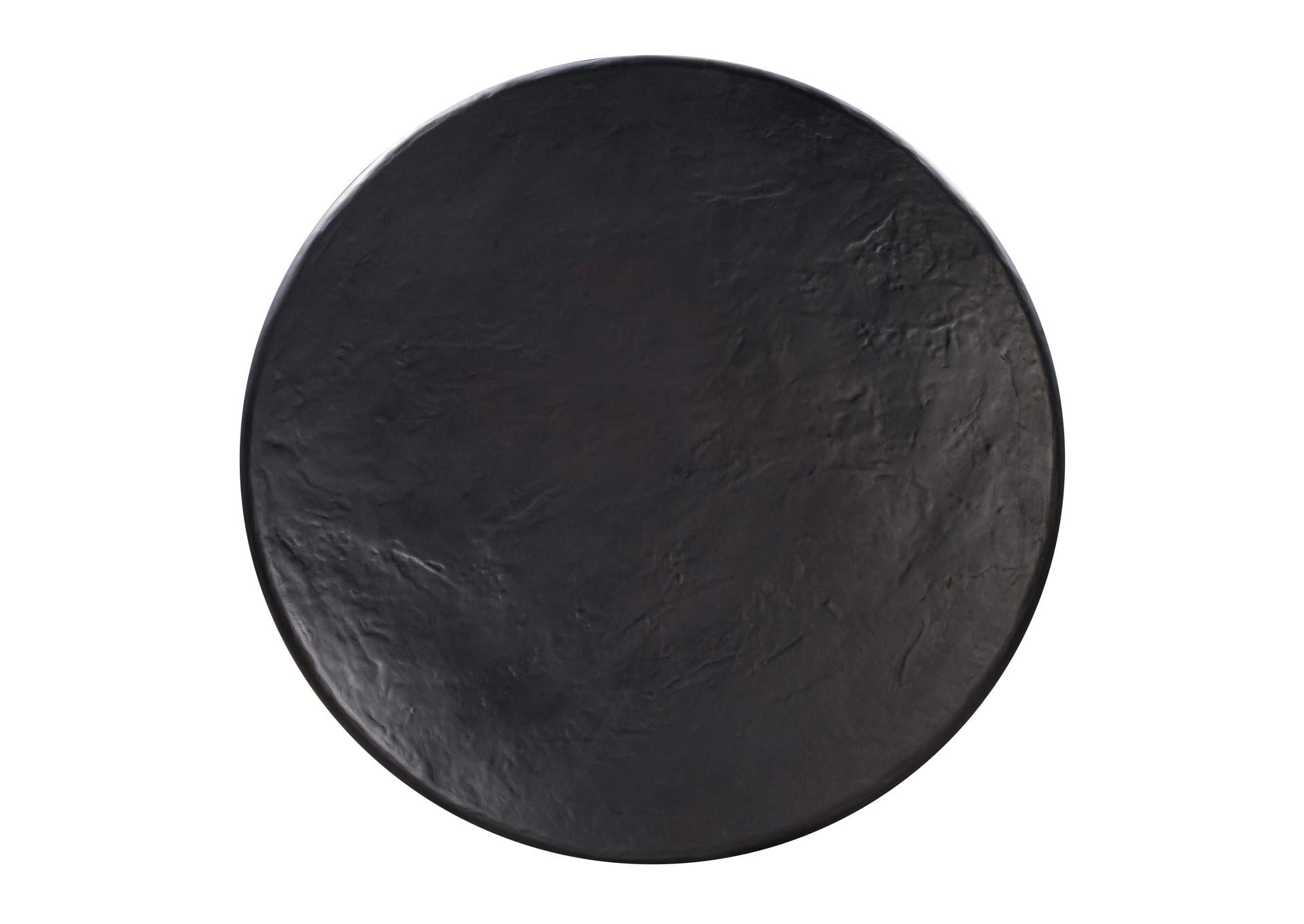 Elika Black Faux Plaster Round Dining Table image 7