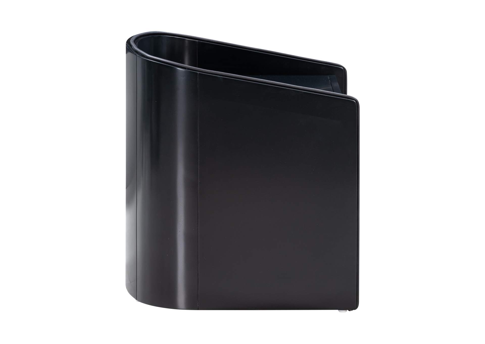 Collins Black Lacquer Nightstand image 5