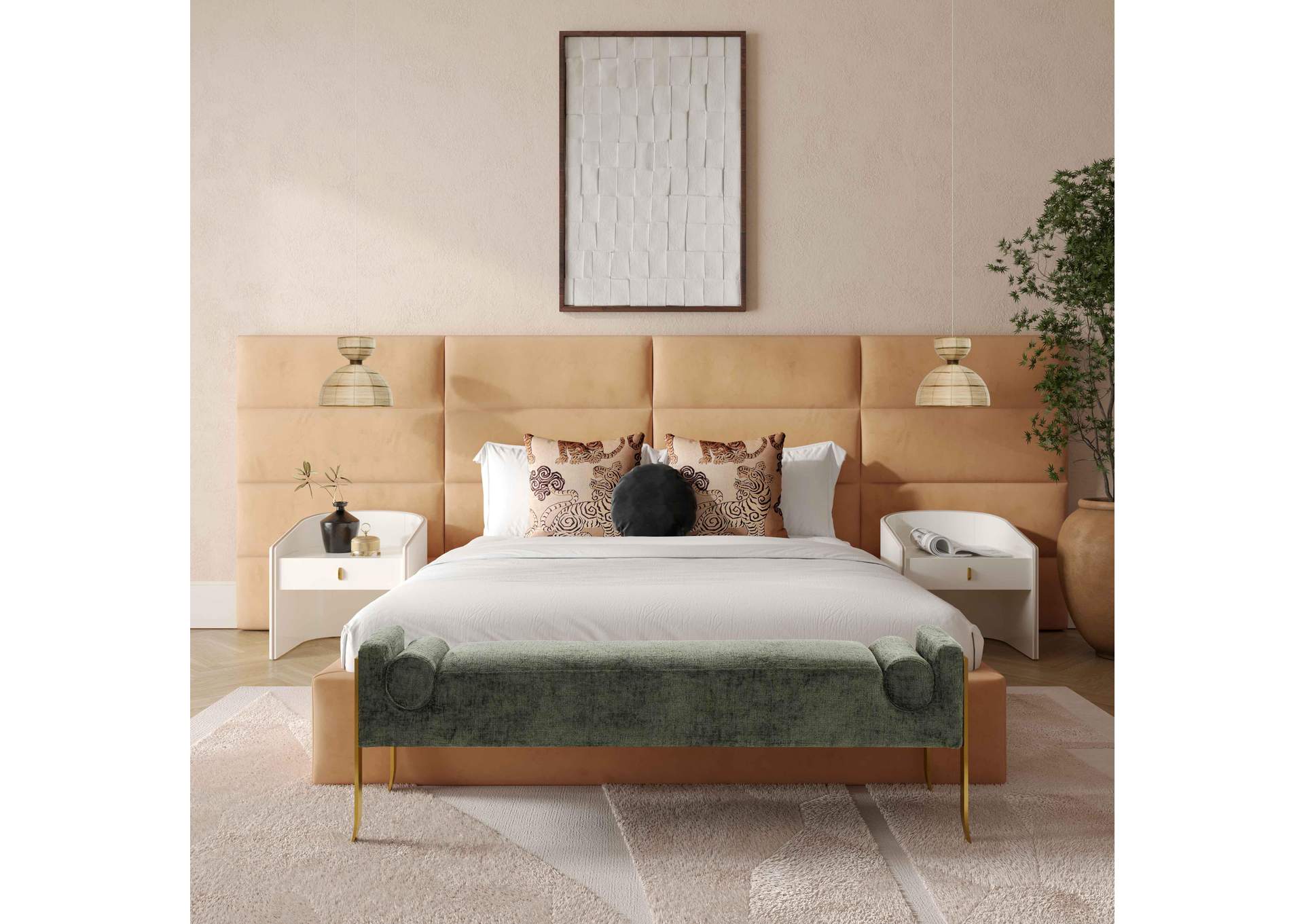 Collins Cream Lacquer Nightstand image 10