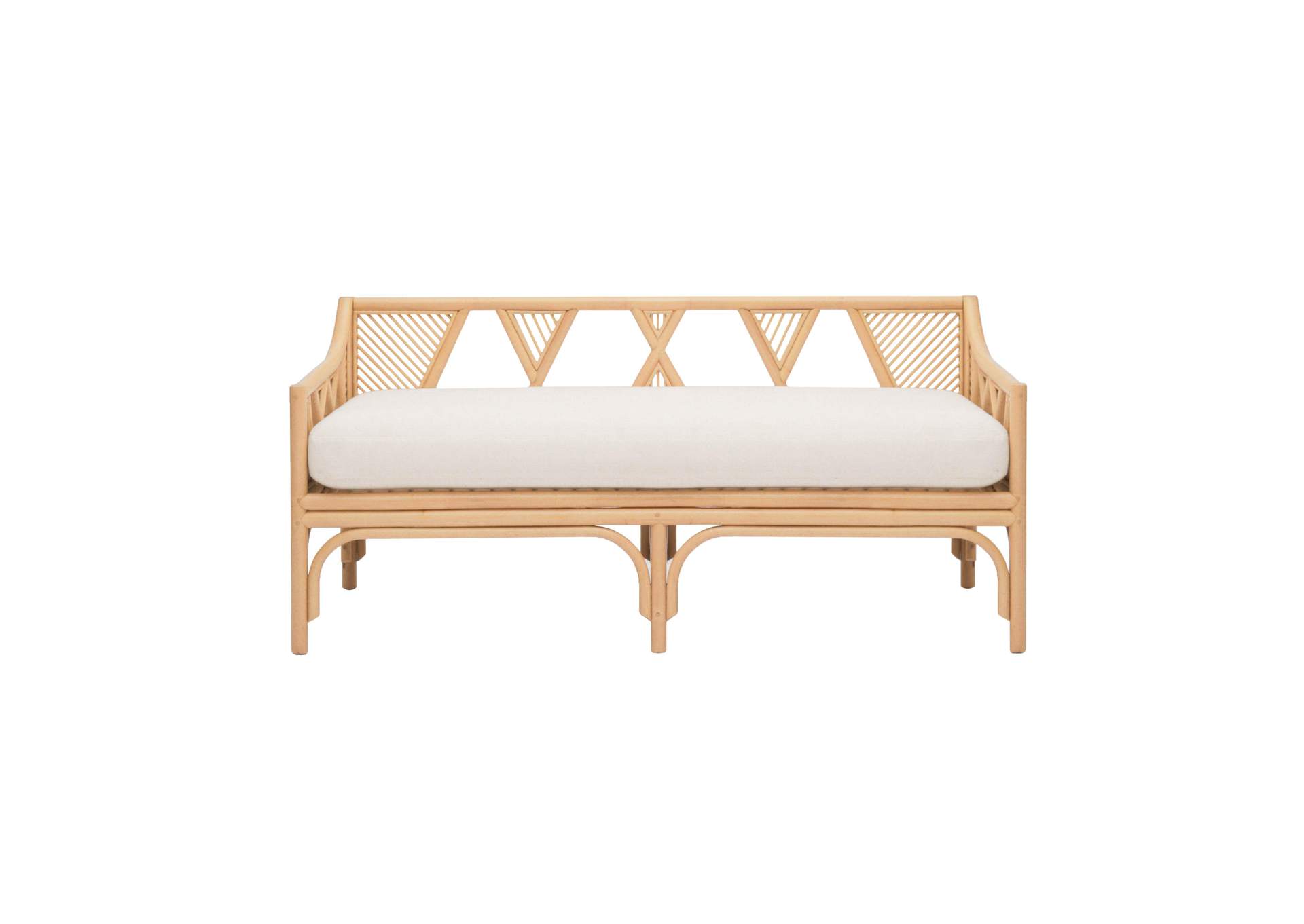 Jayla Natural Rattan Bench image 4