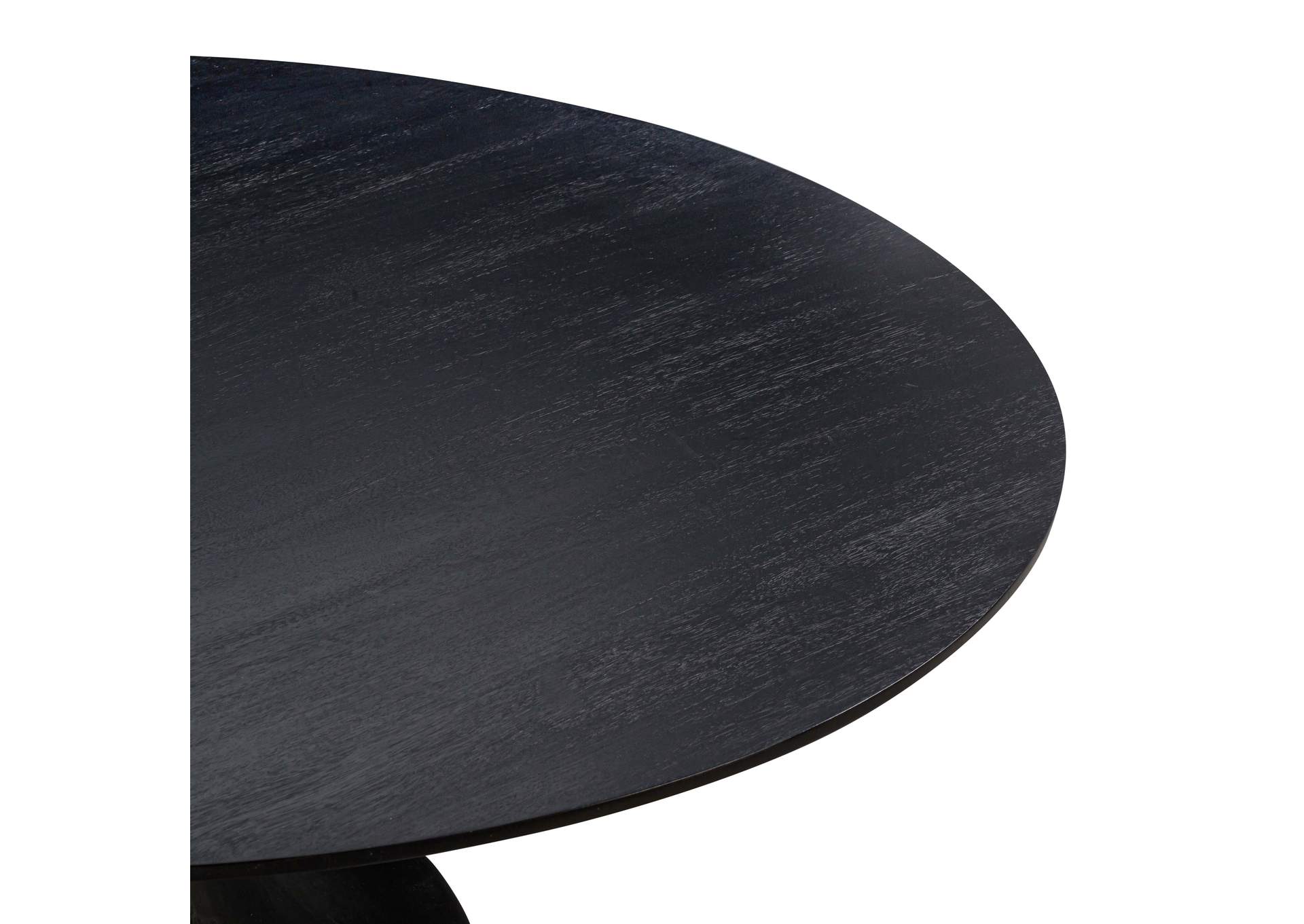 Gevra Black Acacia and Faux Plaster Dining Table image 7