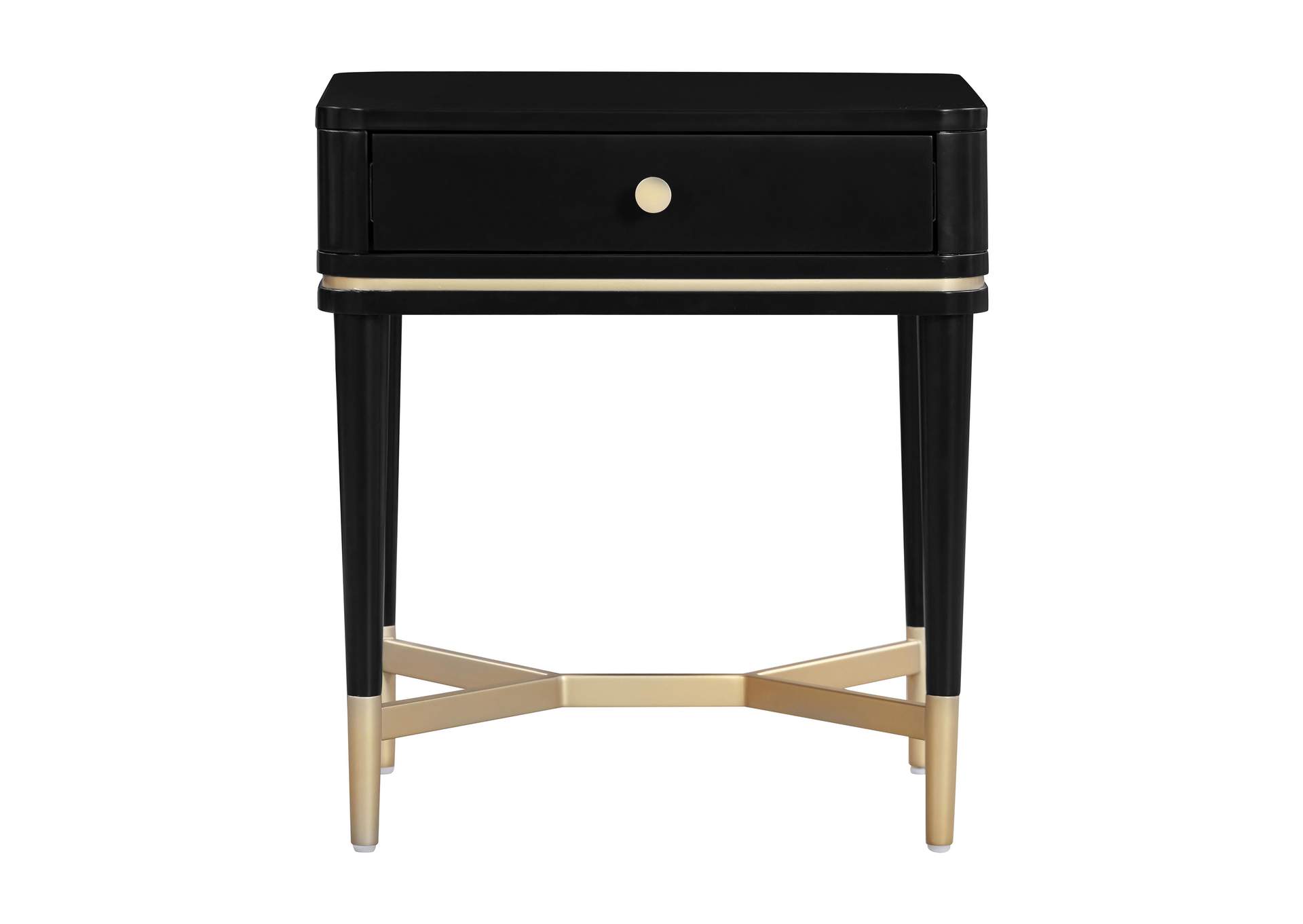 Julieta Black Nightstand image 4