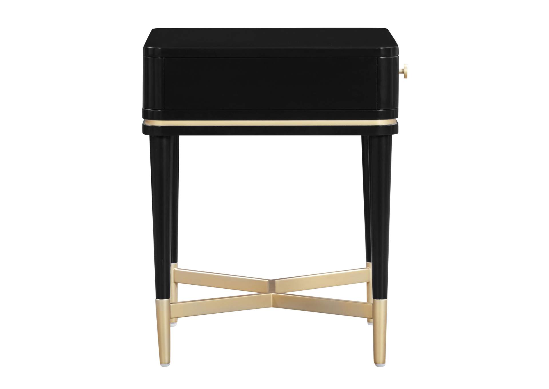 Julieta Black Nightstand image 5