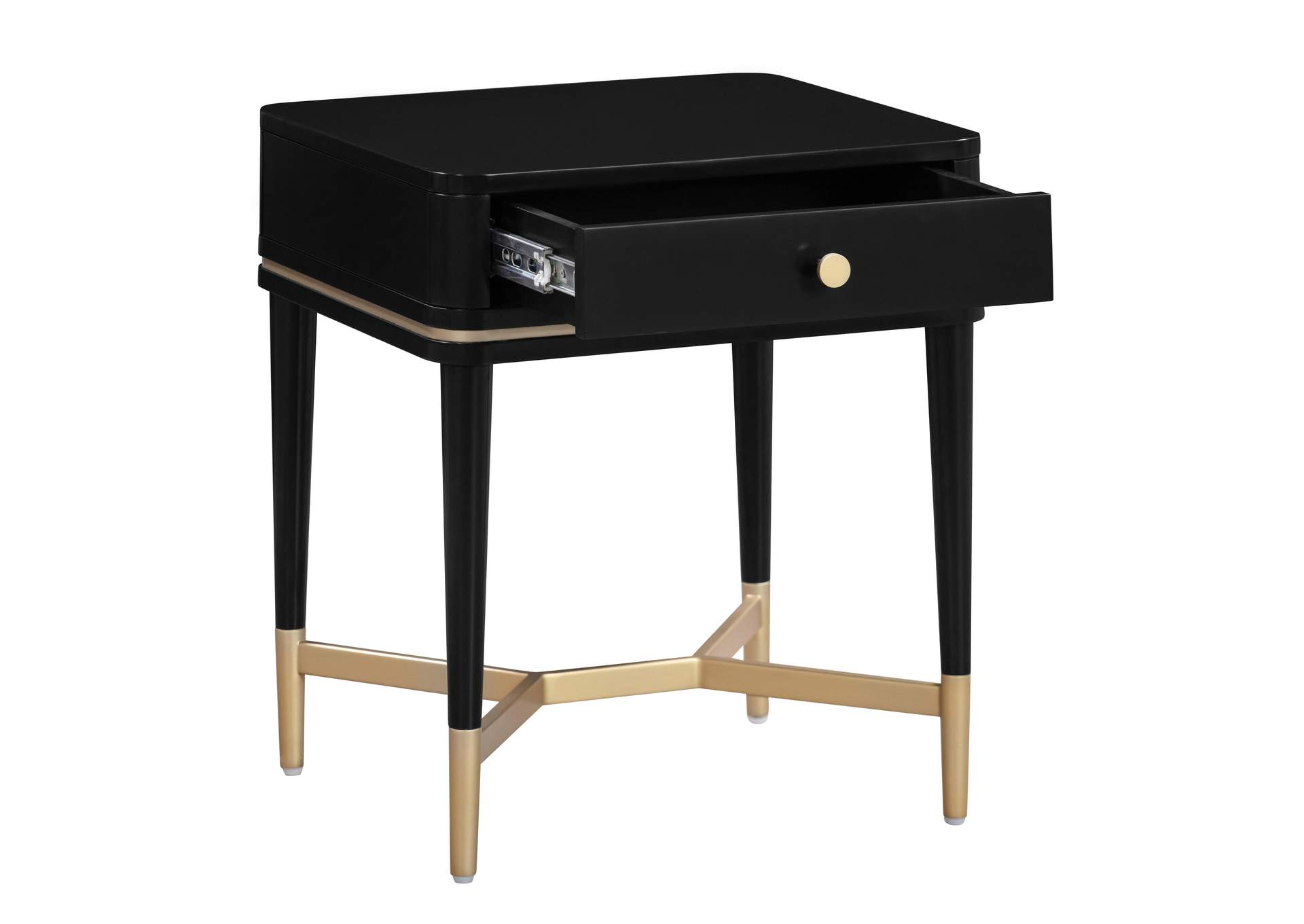 Julieta Black Nightstand image 8
