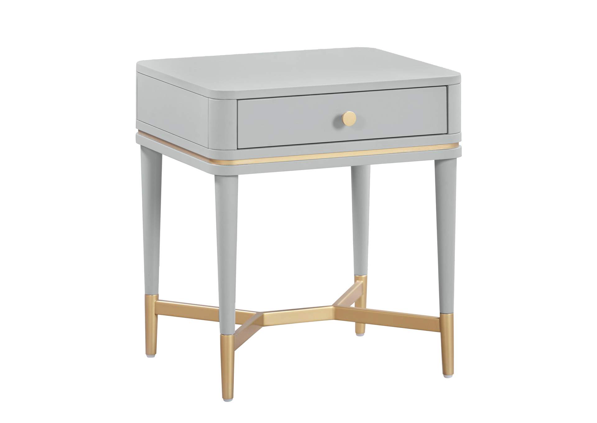 Julieta Grey Nightstand image 1