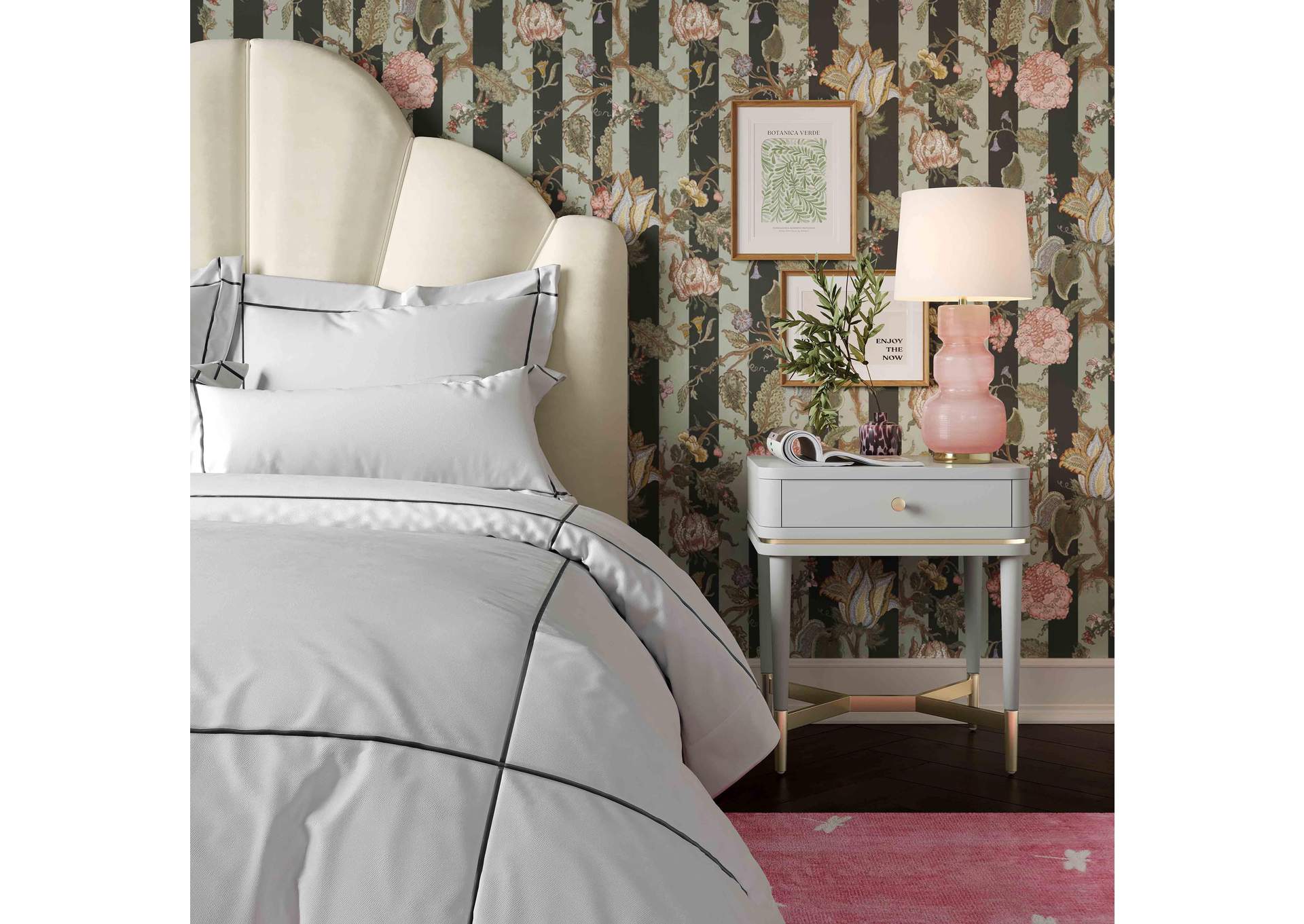 Julieta Grey Nightstand image 3