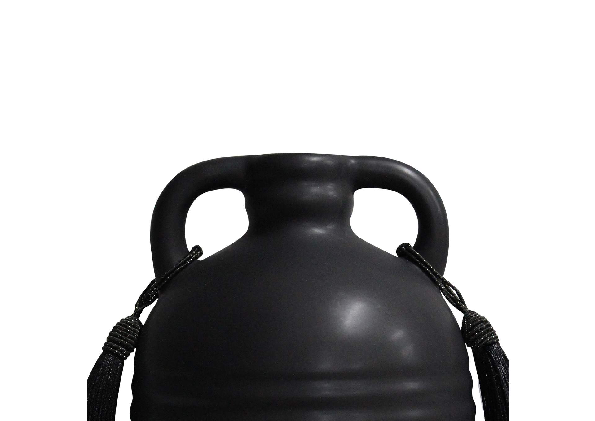Adonis Black Ceramic Vase image 5
