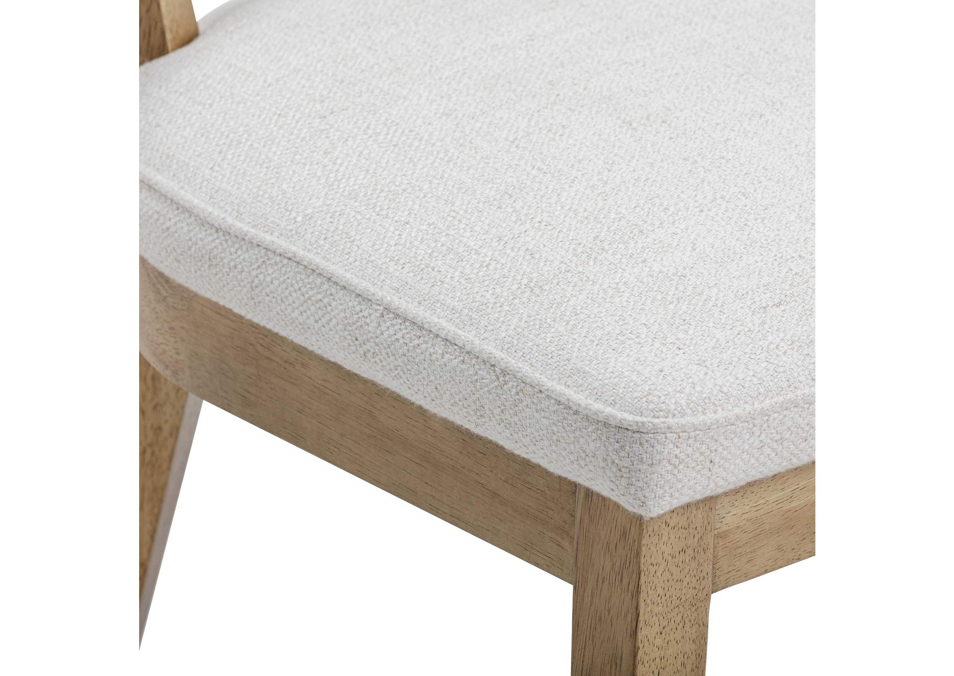 Cosette Natural Performance Linen Dining Chair image 7