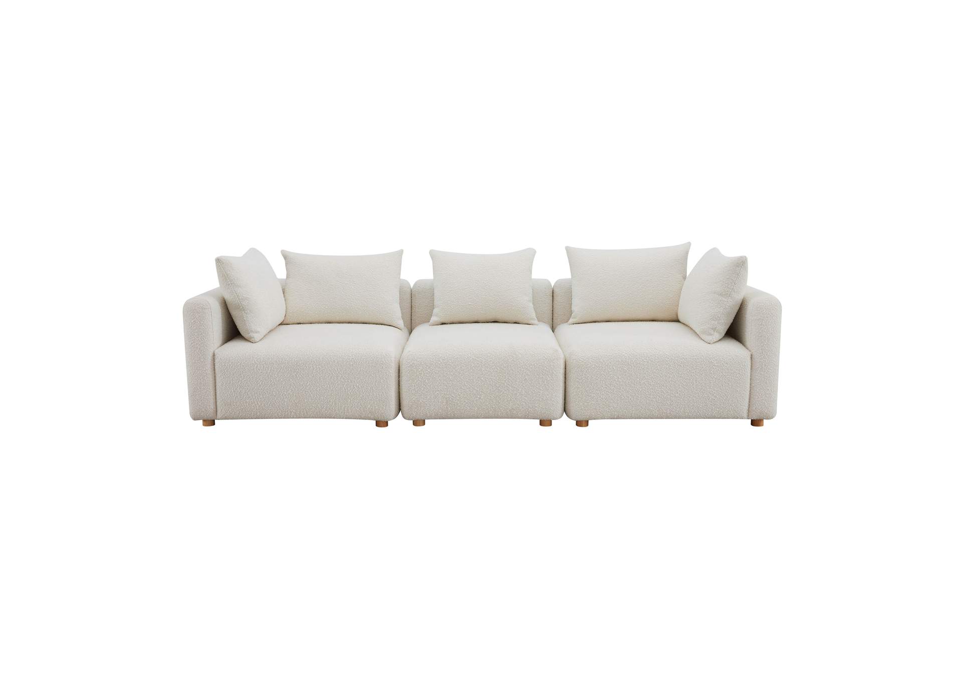 Hangover Cream Boucle Sofa image 4
