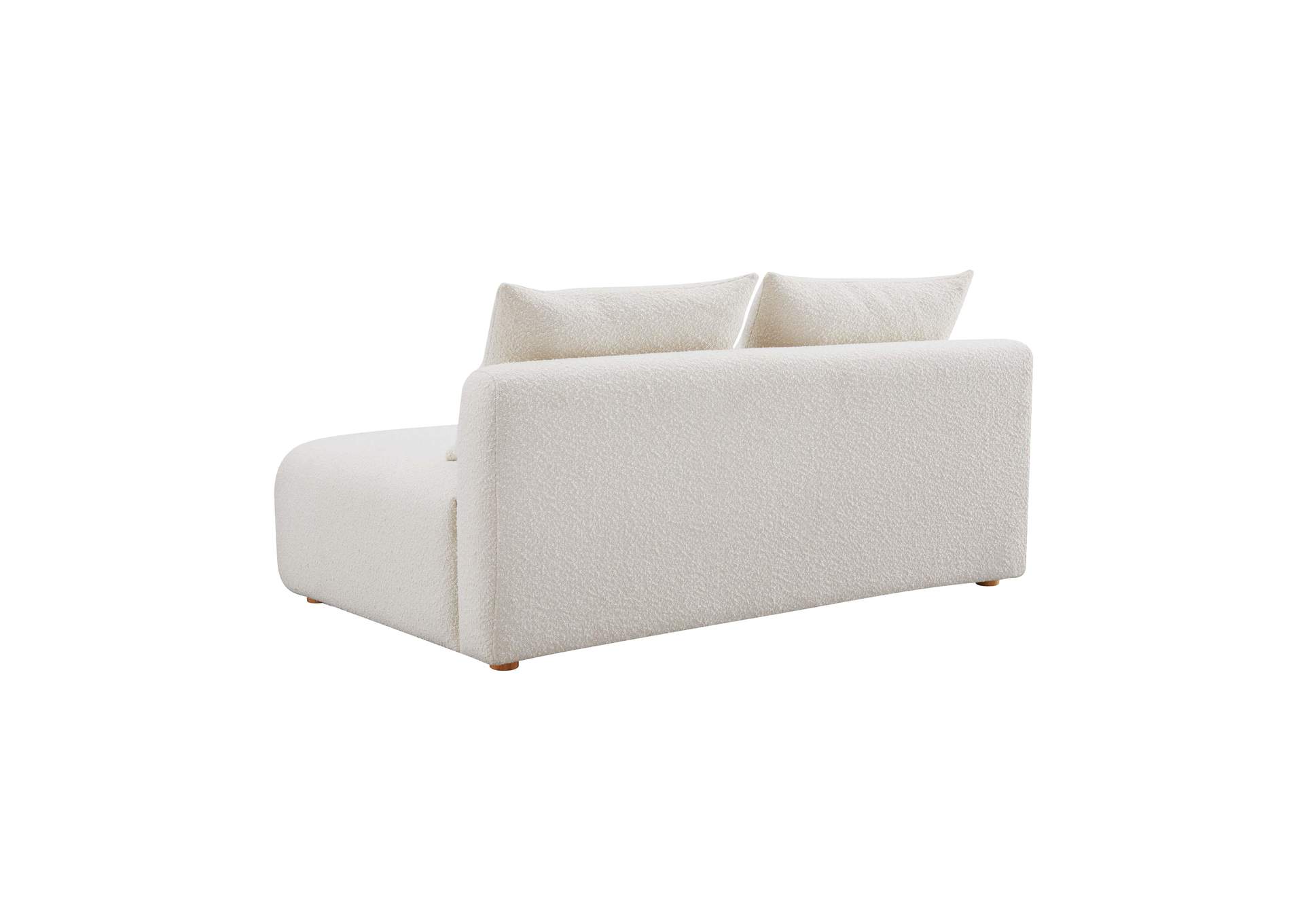 Hangover Cream Boucle Modular Loveseat image 5