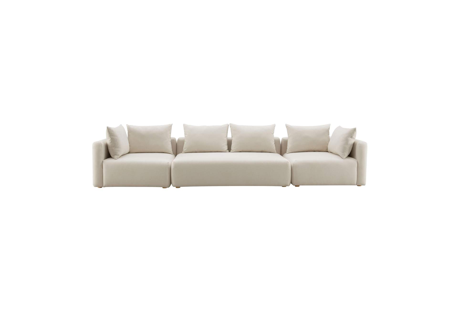 Hangover Cream Performance Linen 145 Inch Long Sofa image 3