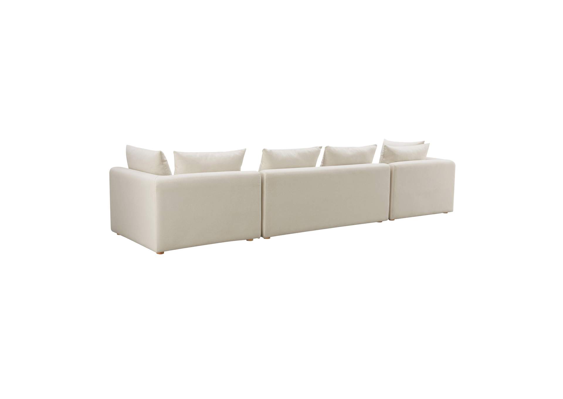 Hangover Cream Performance Linen 145 Inch Long Sofa image 5
