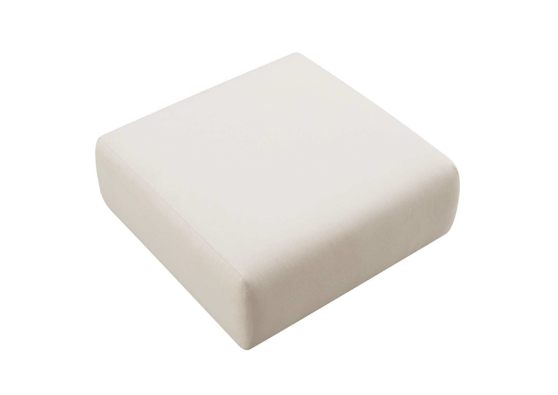 Hangover Cream Performance Linen Ottoman image 5