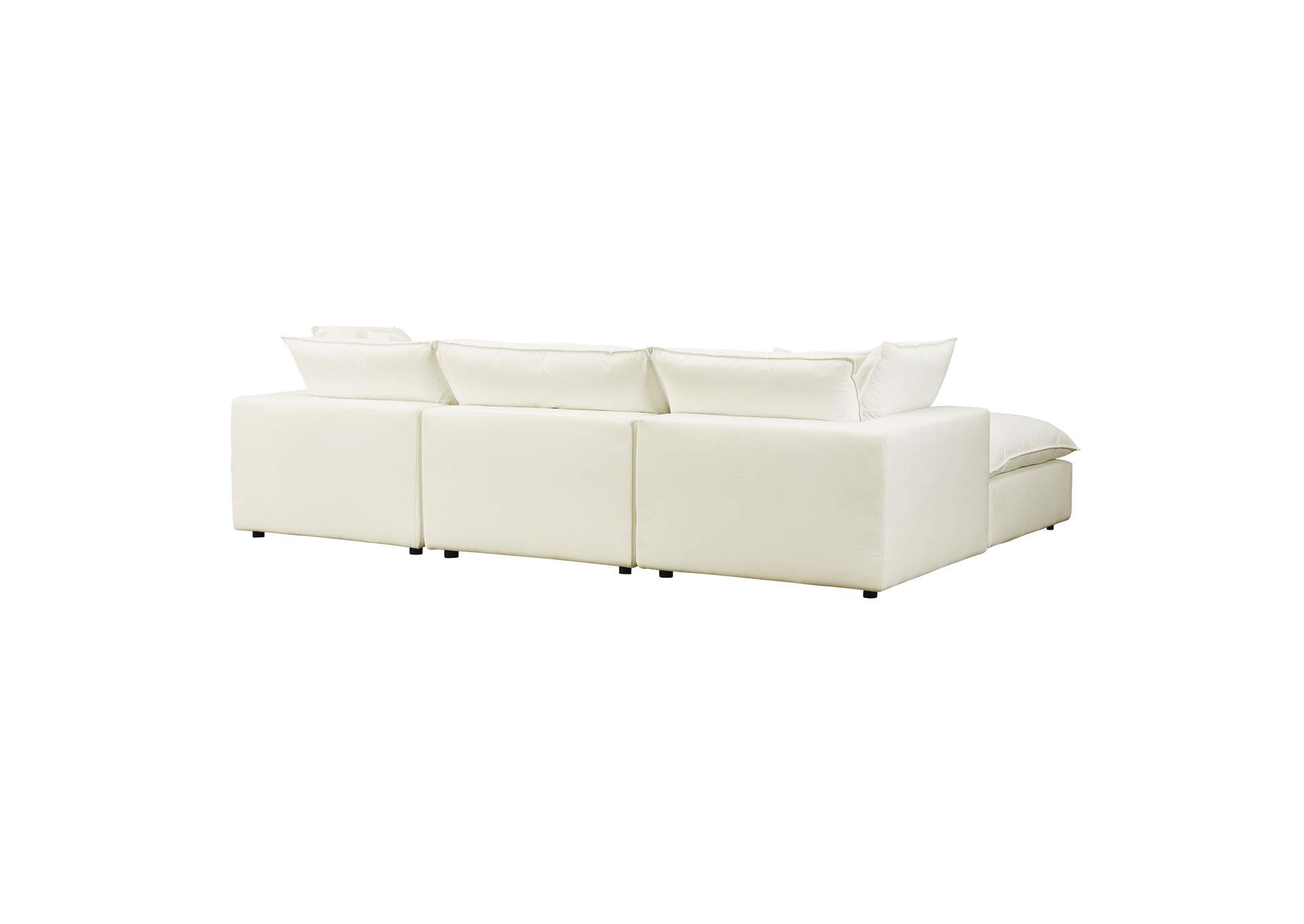 Cali Natural Performance Fabric Modular 4 Piece Sectional image 6
