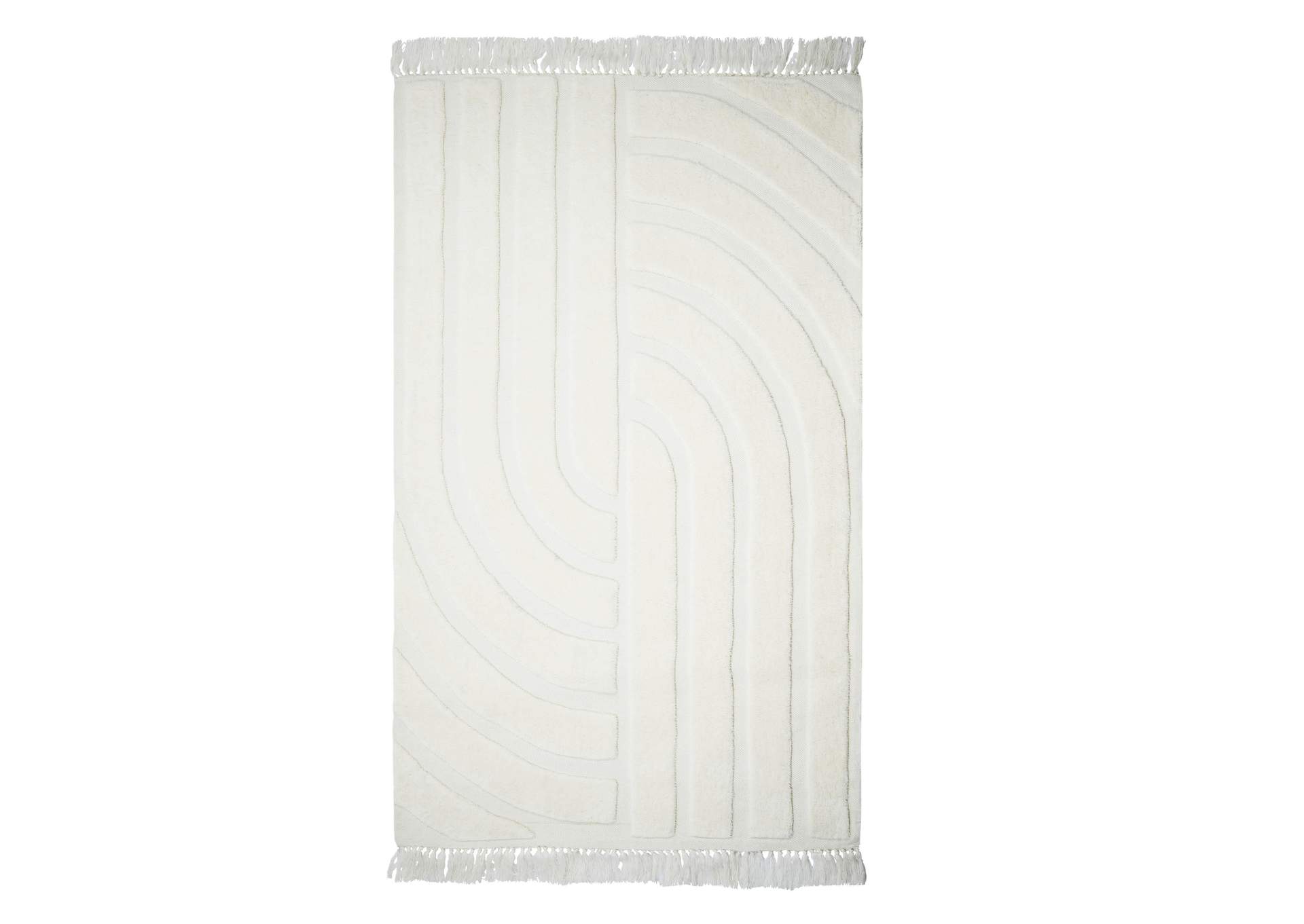 Loop White 8' 10' Area Rug