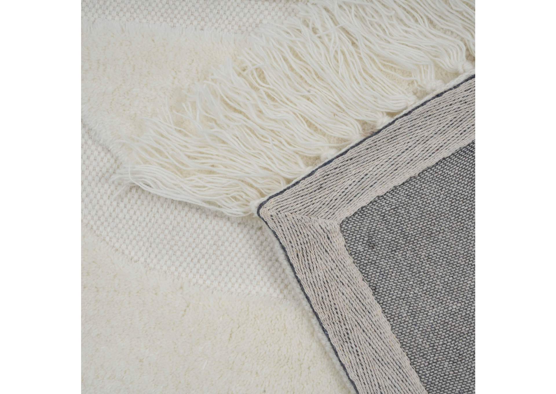 Loop White 8' 10' Area Rug image 5