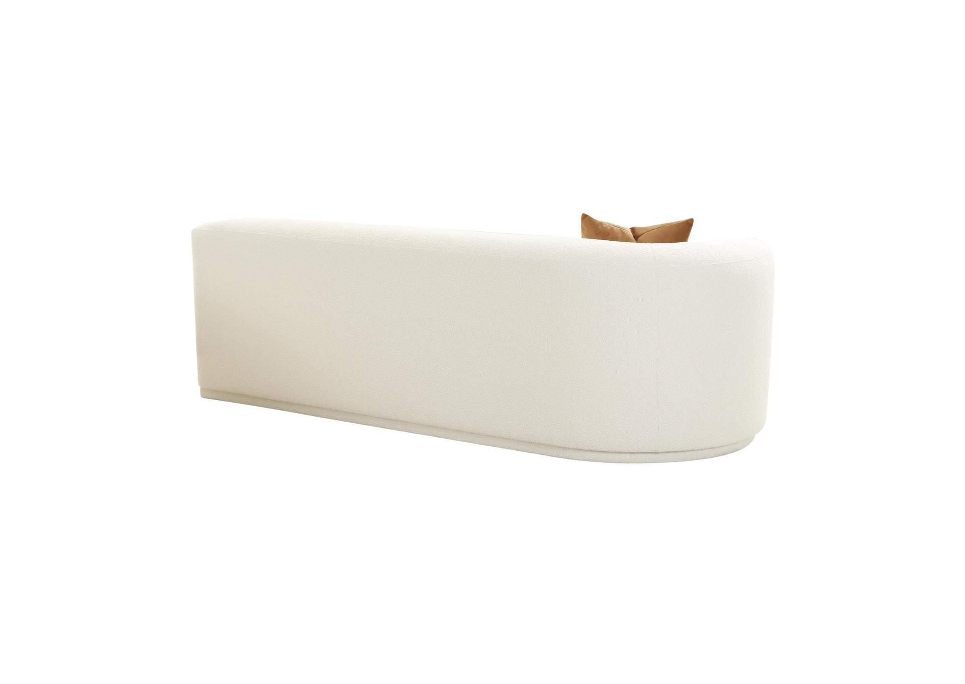 Fickle Cream Boucle Modular Left Facing Loveseat image 6
