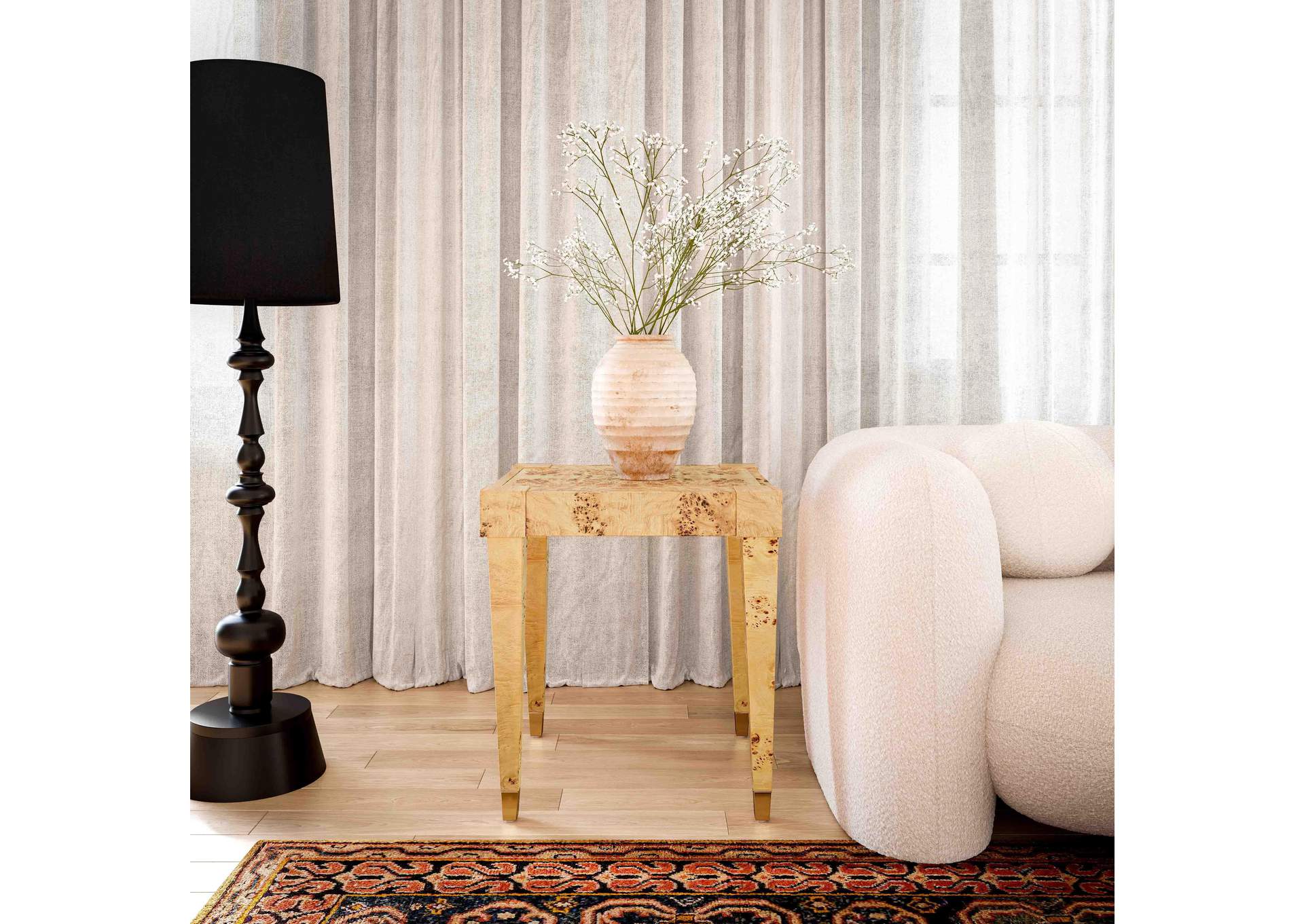 Brandyss Natural Burl End Table image 3