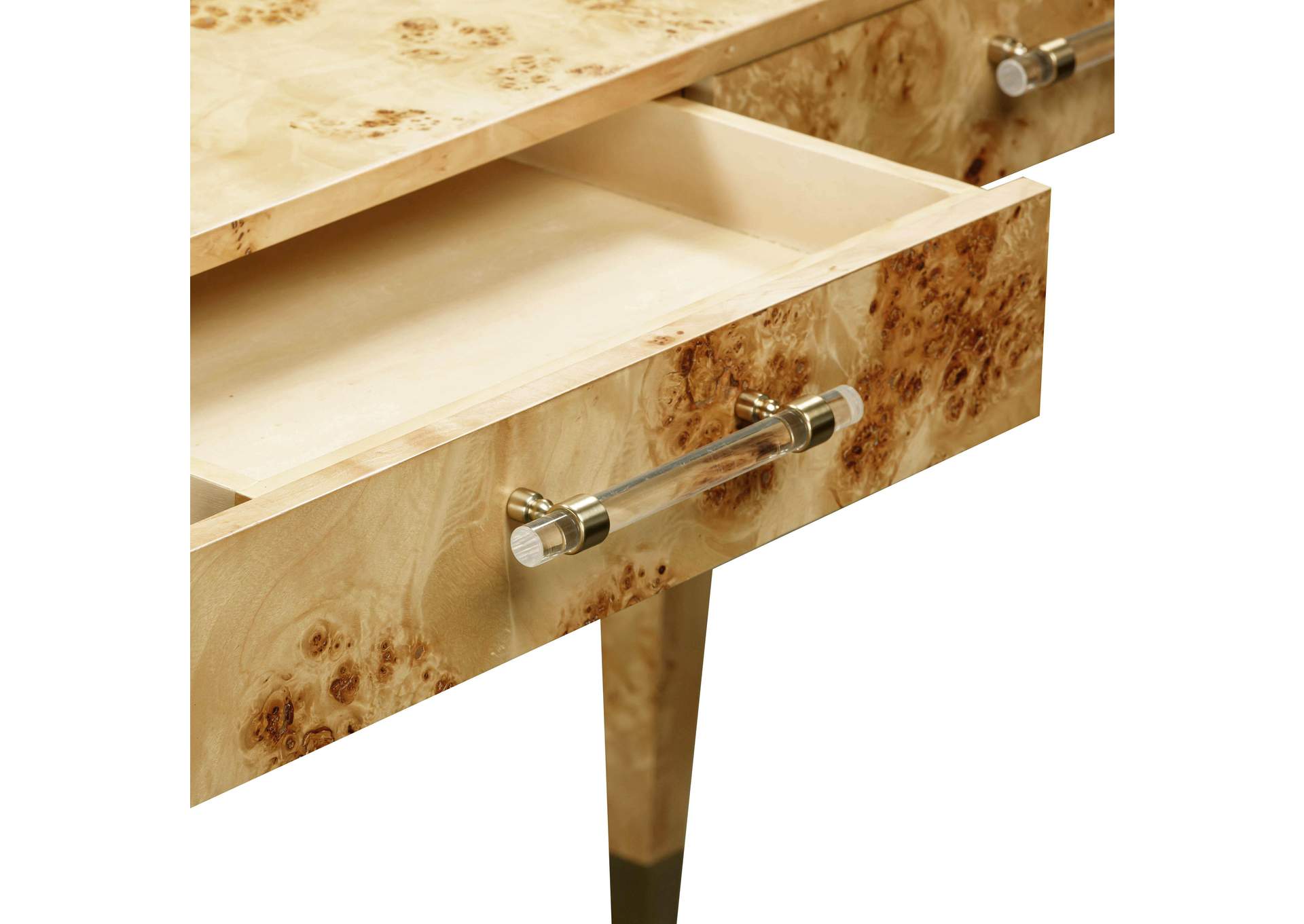 Brandyss Natural Burl Work Desk image 6